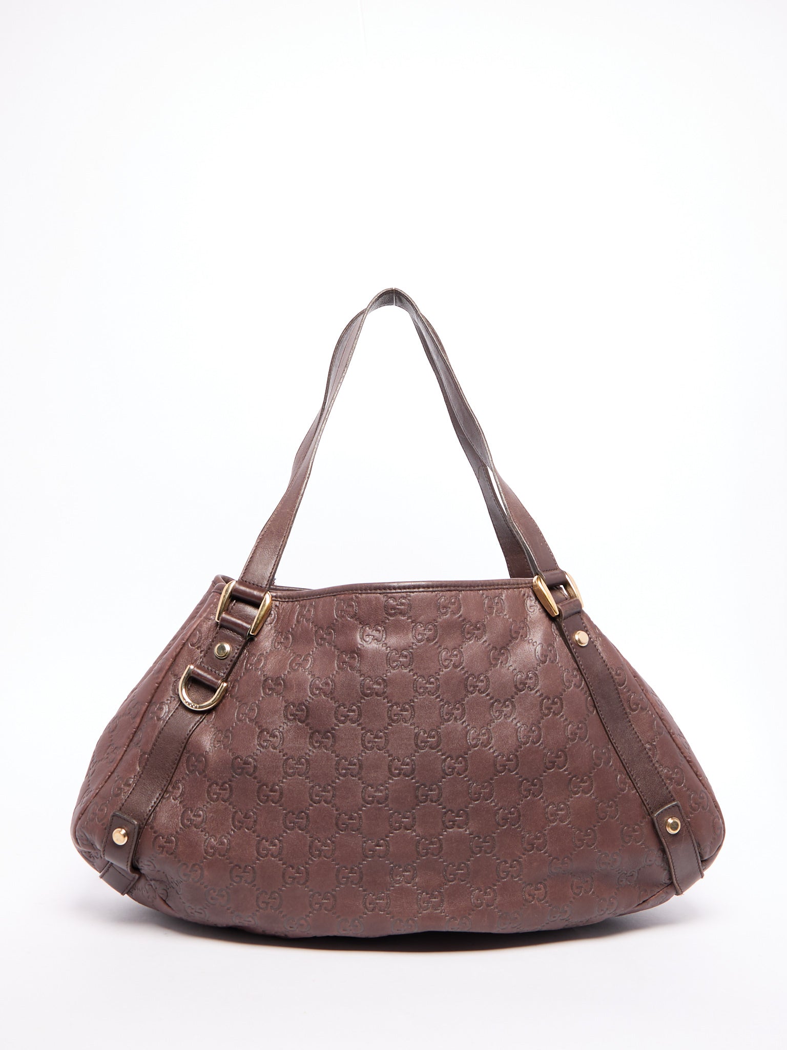 Gucci Brown Monogram Shoulder Bag
