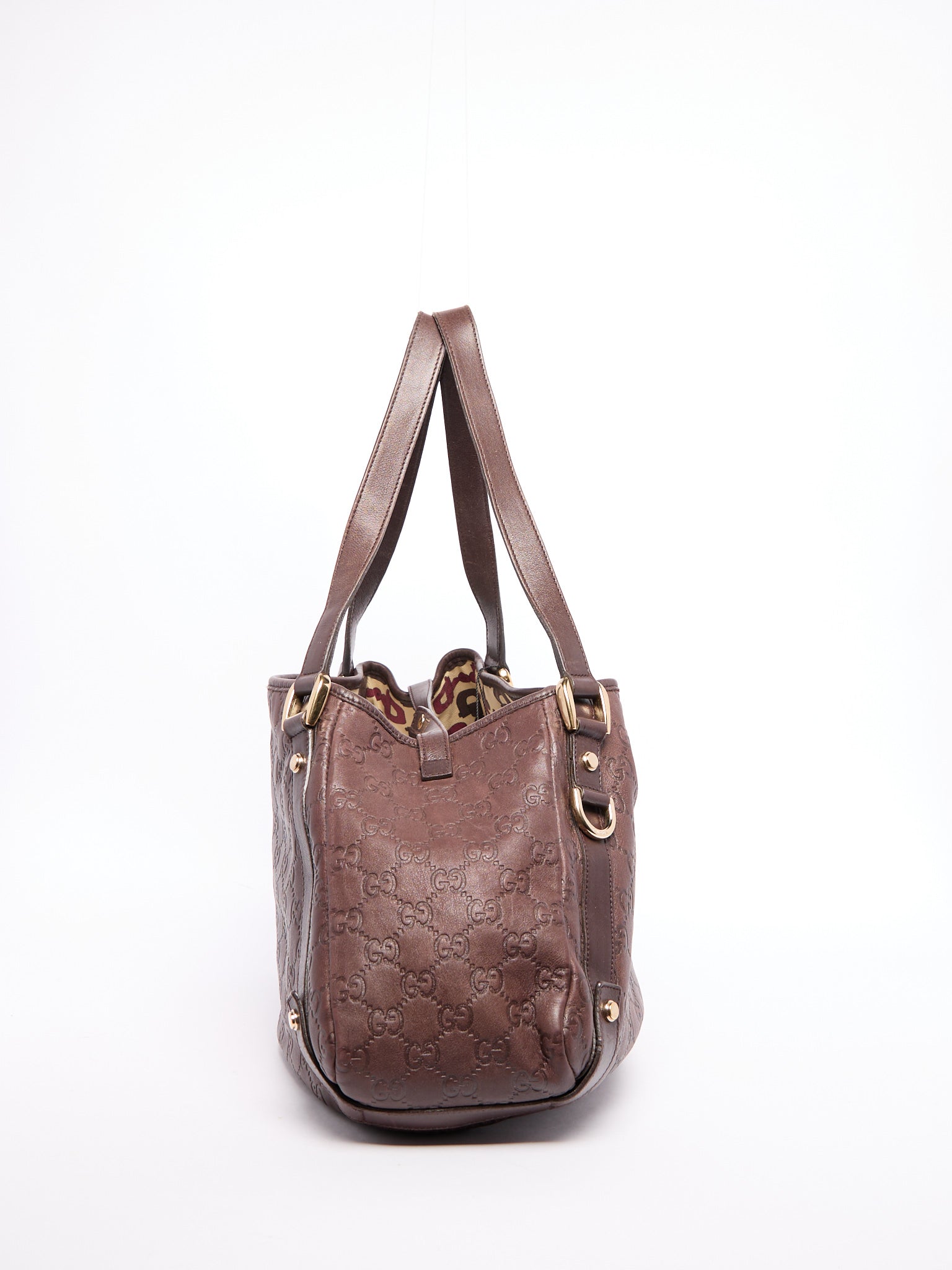 Gucci Brown Monogram Shoulder Bag