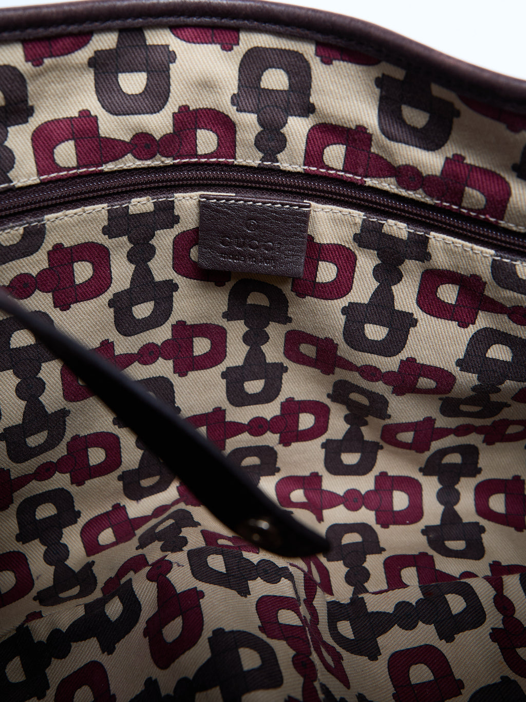 Gucci Brown Monogram Shoulder Bag