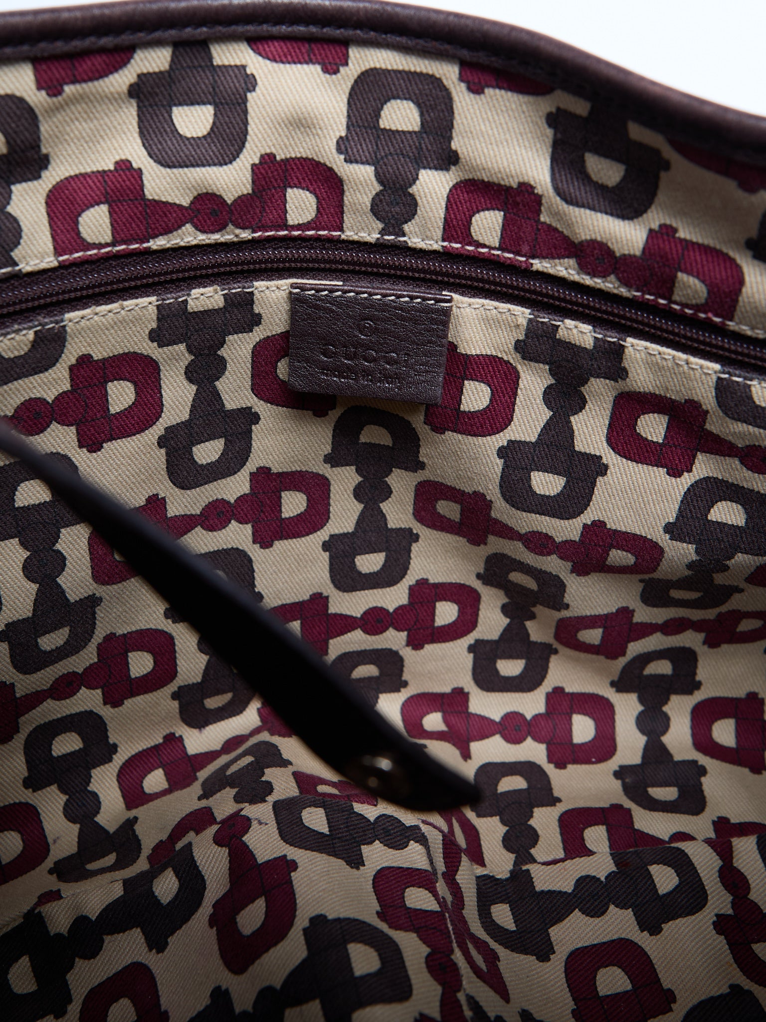 Gucci Brown Monogram Shoulder Bag