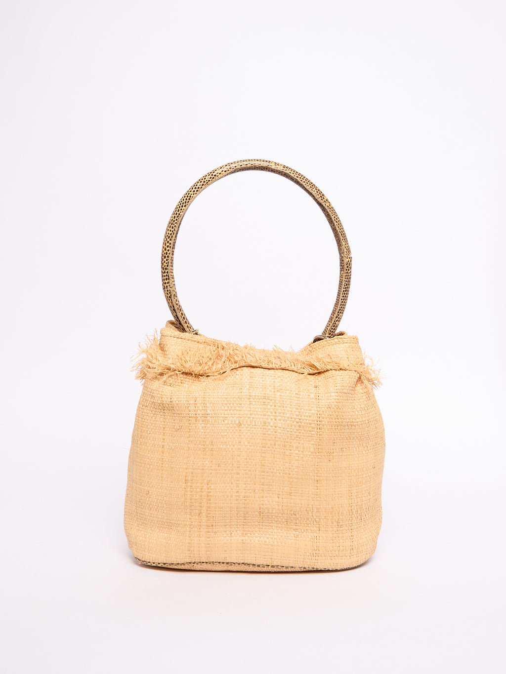 Fendi Raffia Bucket Bag