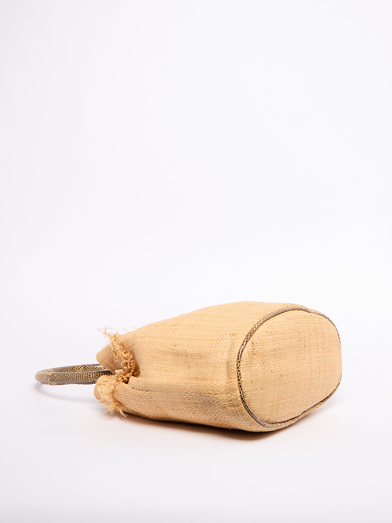 Fendi Raffia Bucket Bag