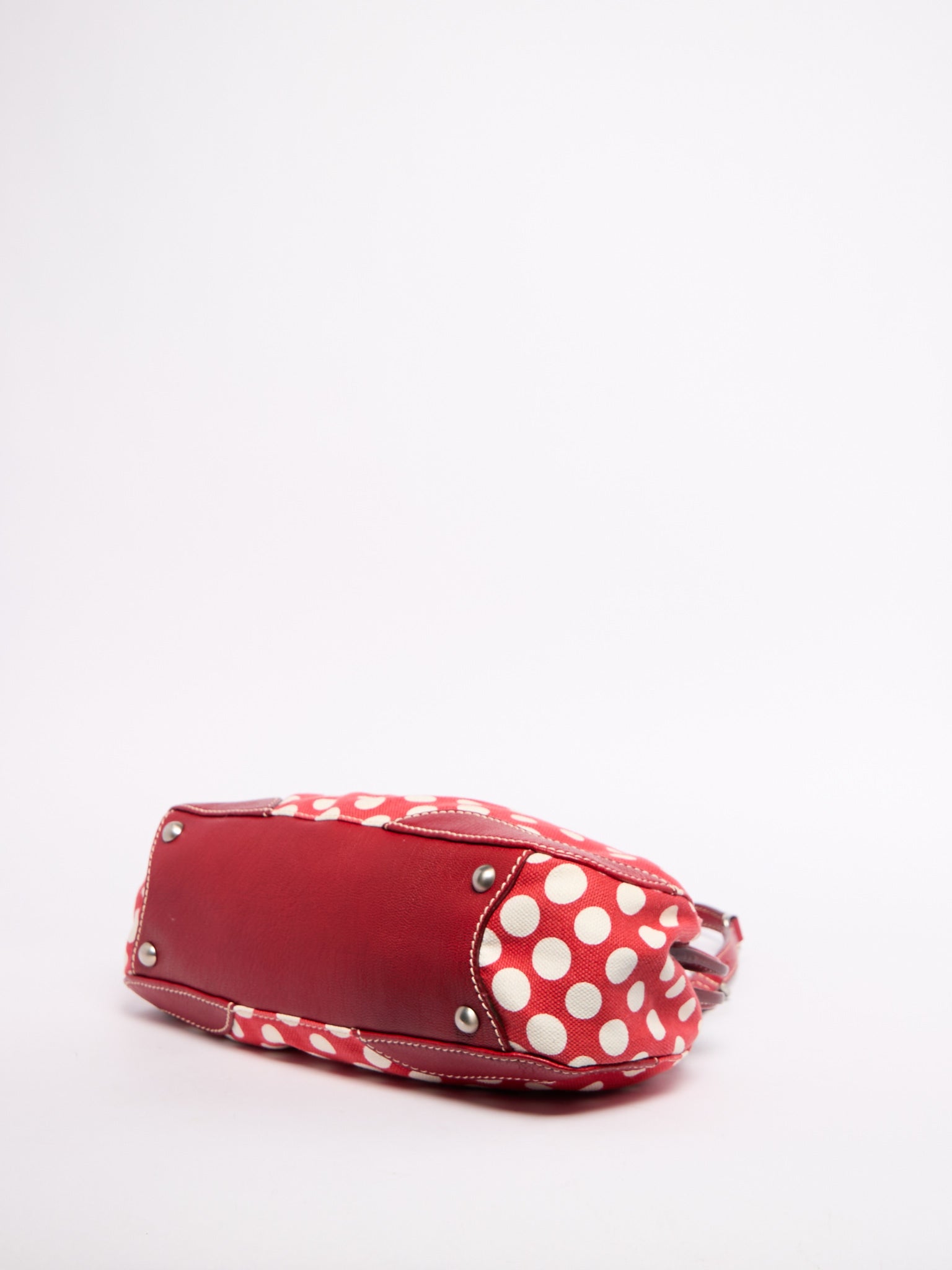 Miu Miu Red Polka Dot Shoulder Bag