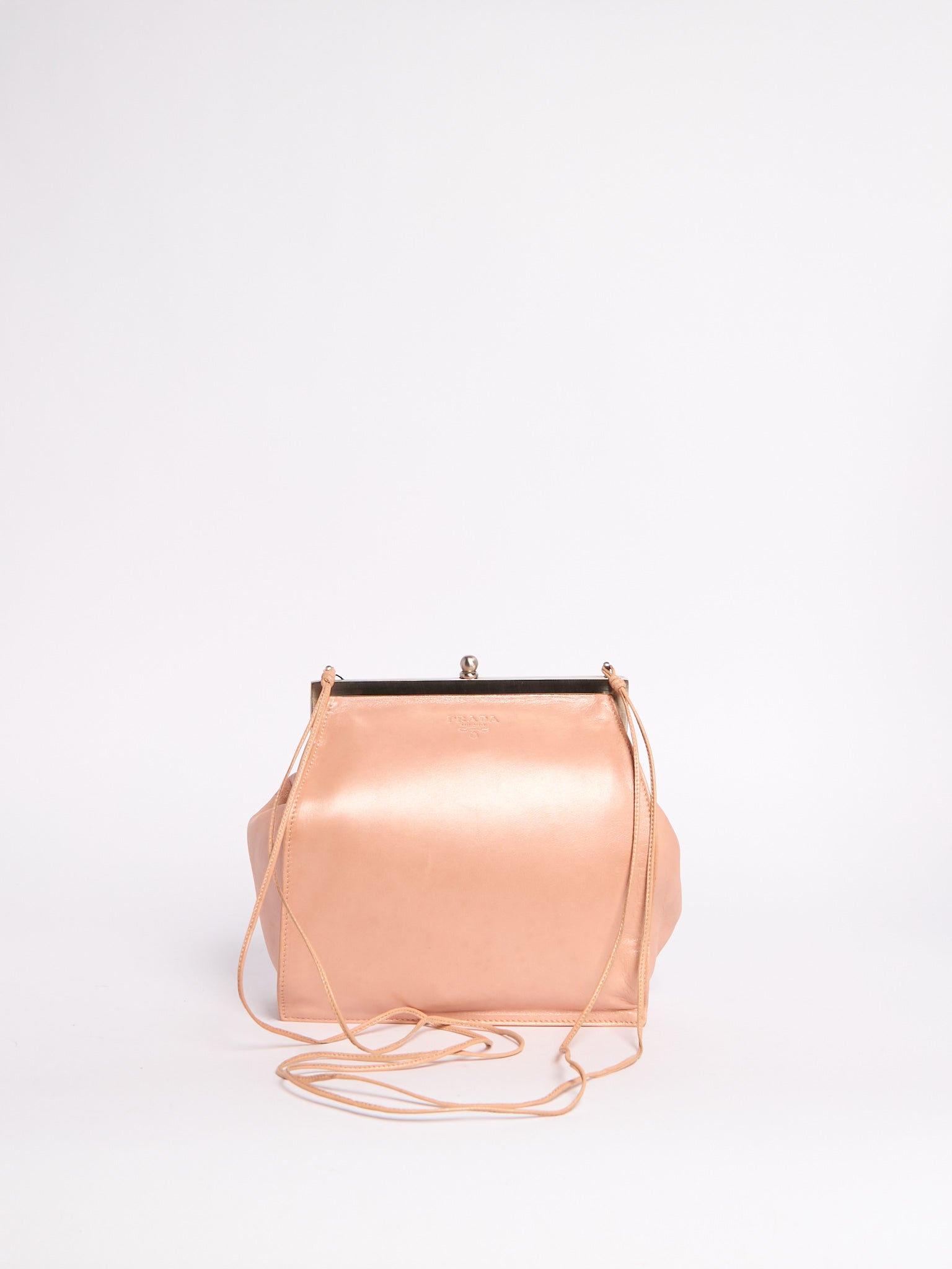 Prada Pink Leather Crossbody Bag