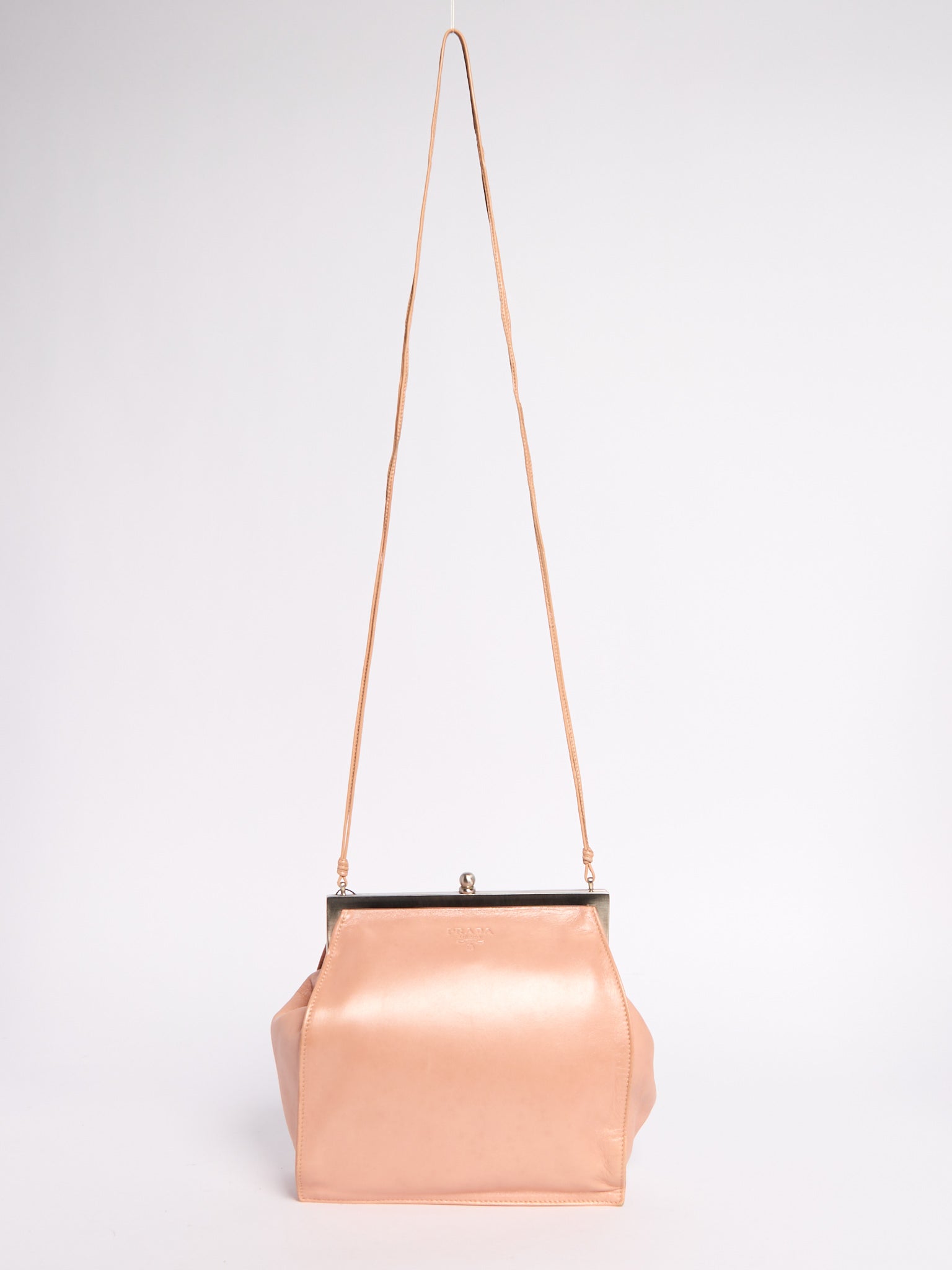 Prada Pink Leather Crossbody Bag