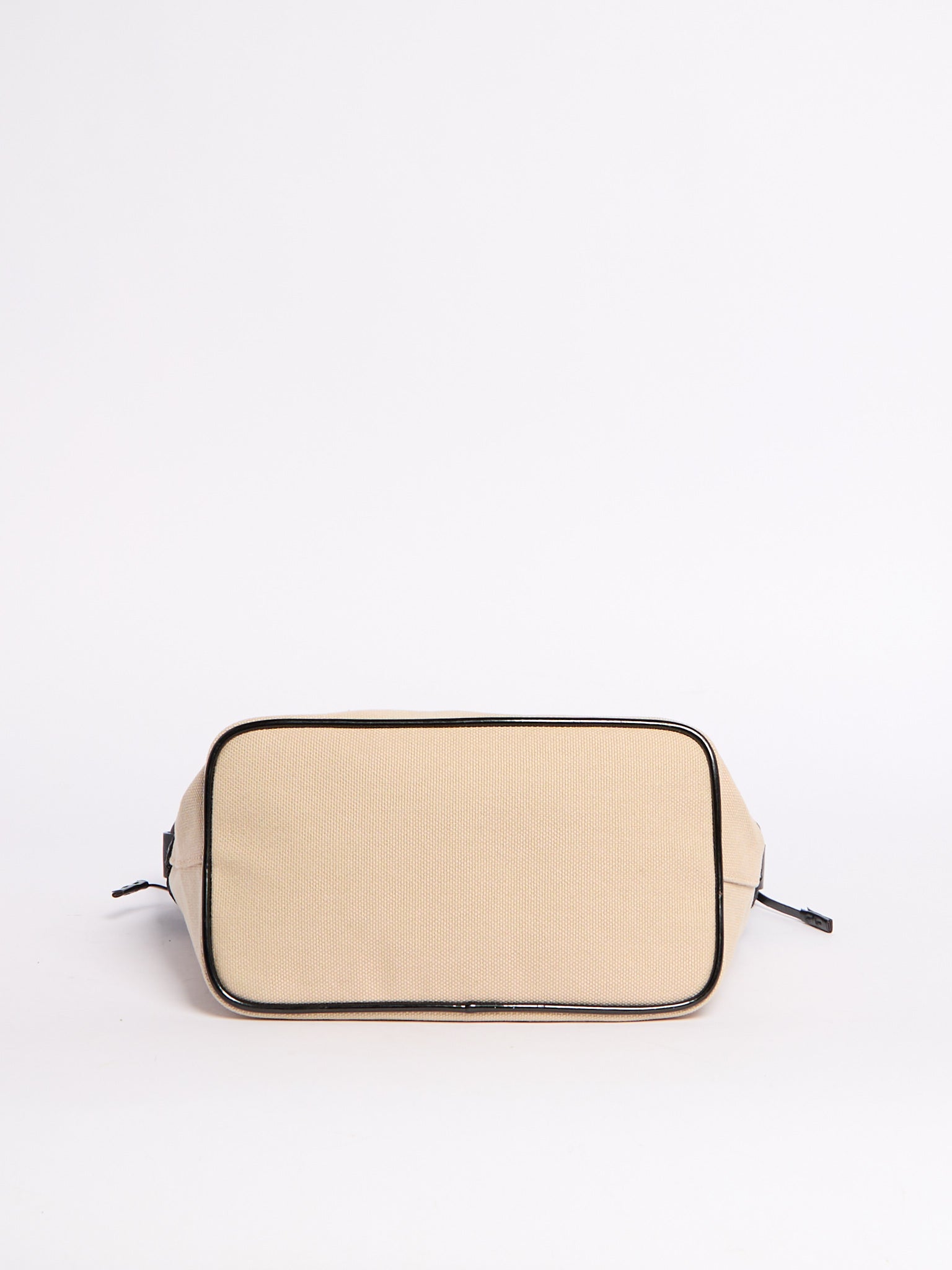 Prada Beige Canvas Shoulder Bag