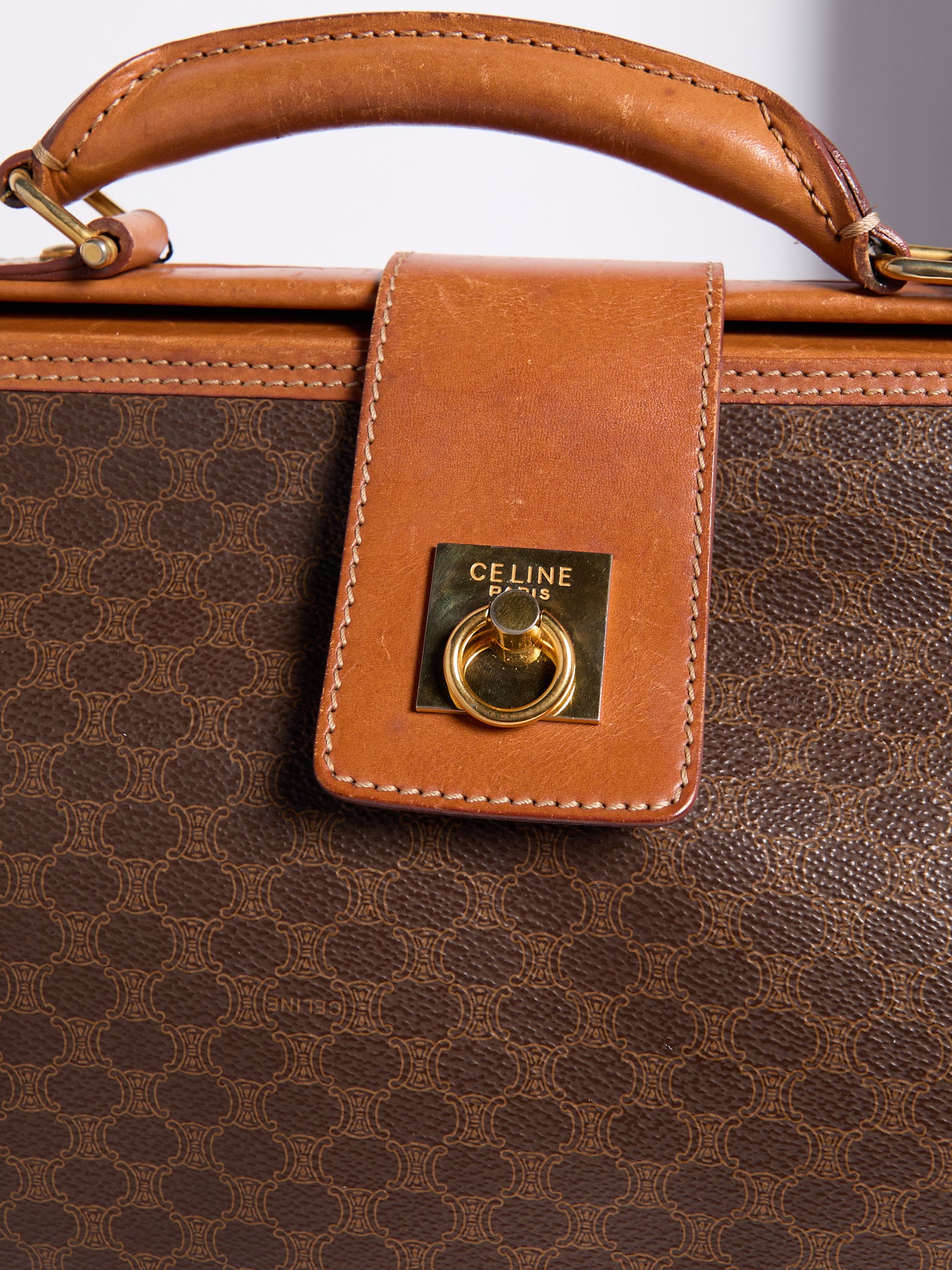 Celine Macadam Top Handle Bag