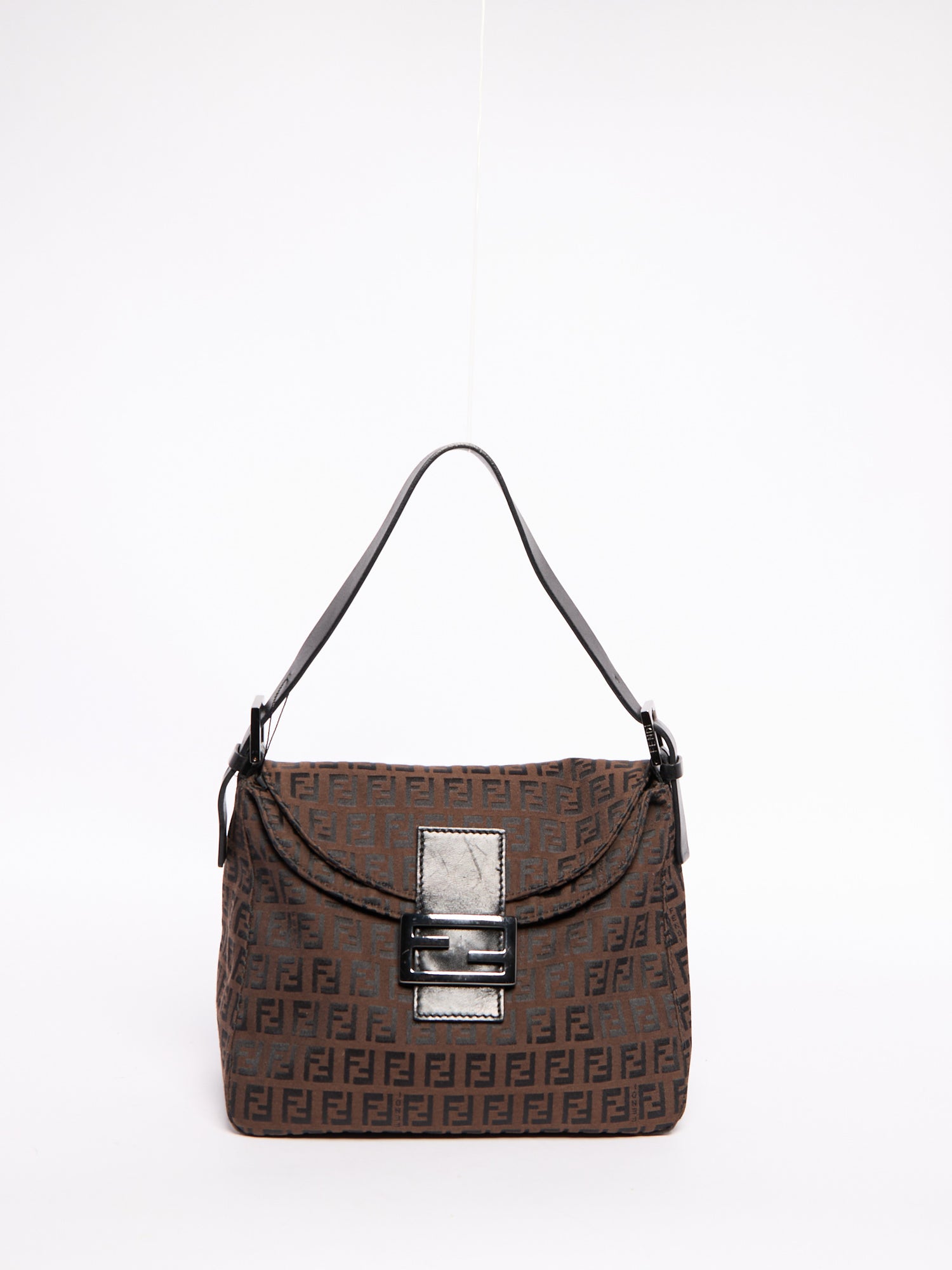 Fendi Brown Zucca Mamma Bag