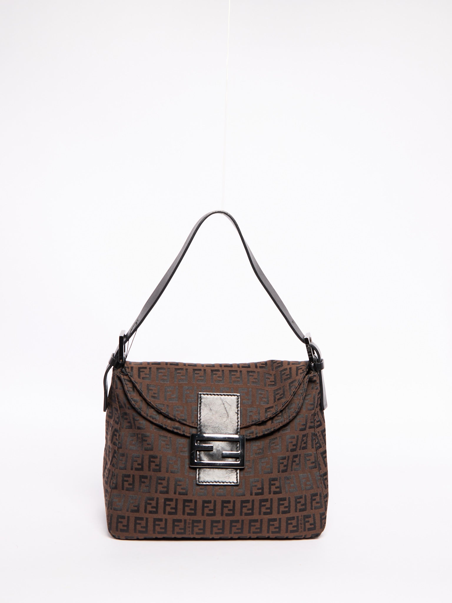 Fendi Brown Zucca Mamma Bag