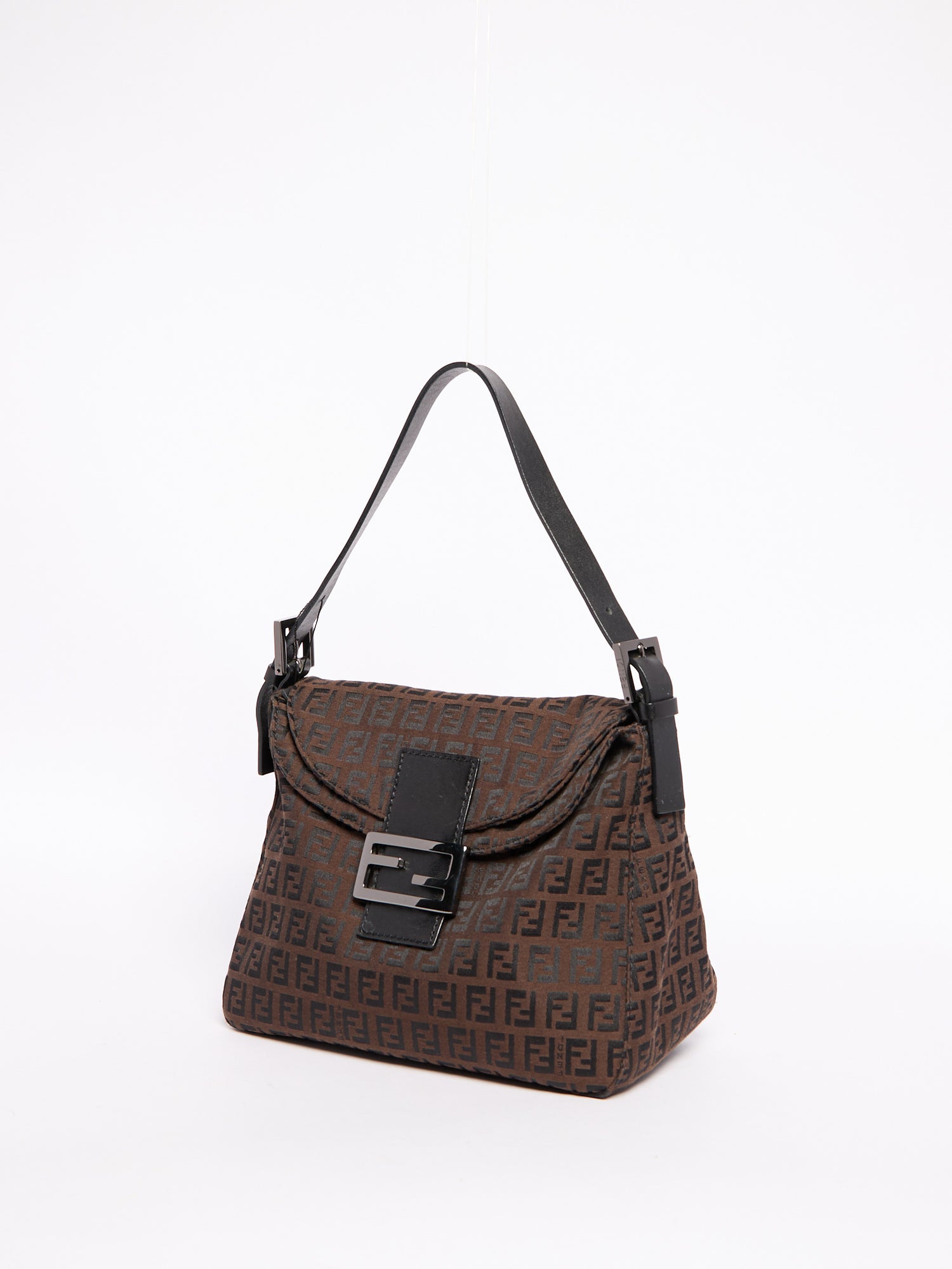Fendi Brown Zucca Mamma Bag