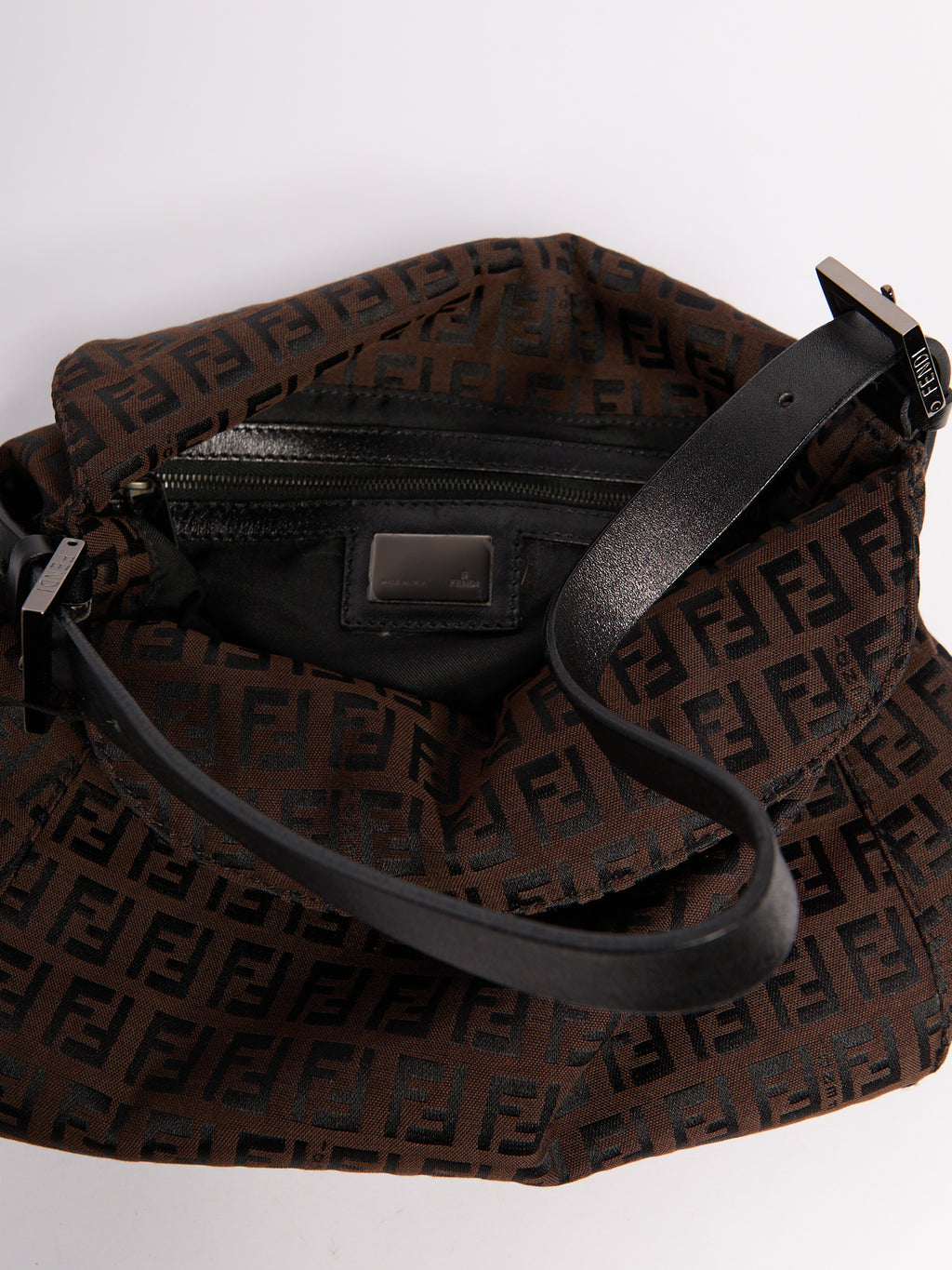 Fendi Brown Zucca Mamma Bag