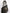 Fendi Black Leather Tote Bag with Chain Handle