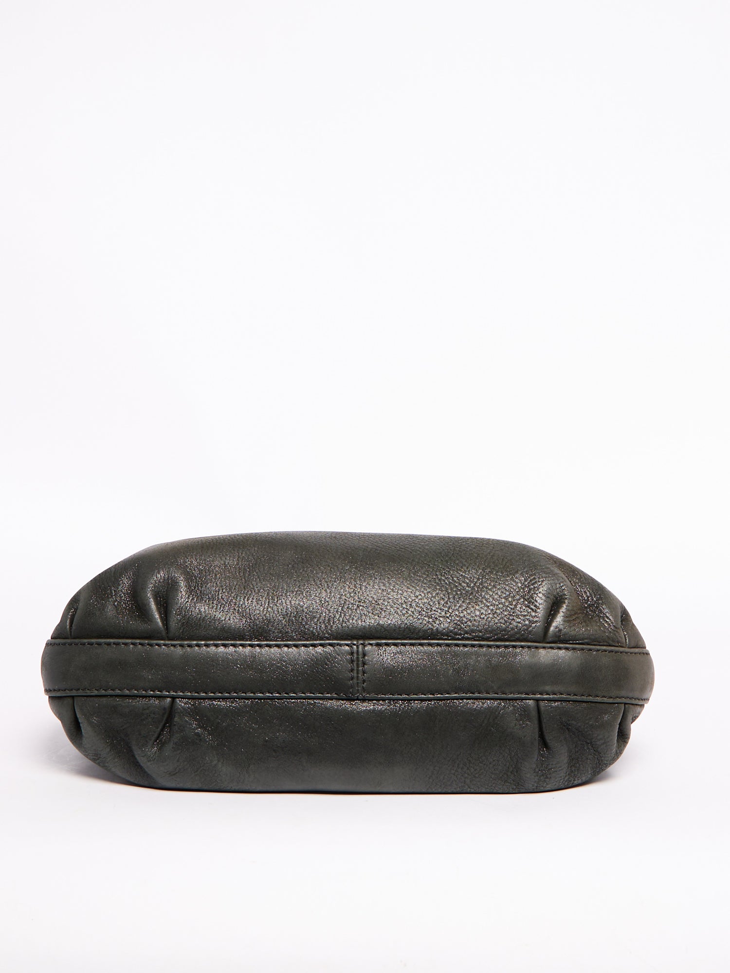 Fendi Black Leather Tote Bag with Chain Handle