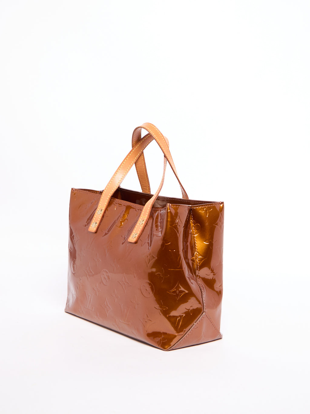 Louis Vuitton Vernis Brown Tote Bag