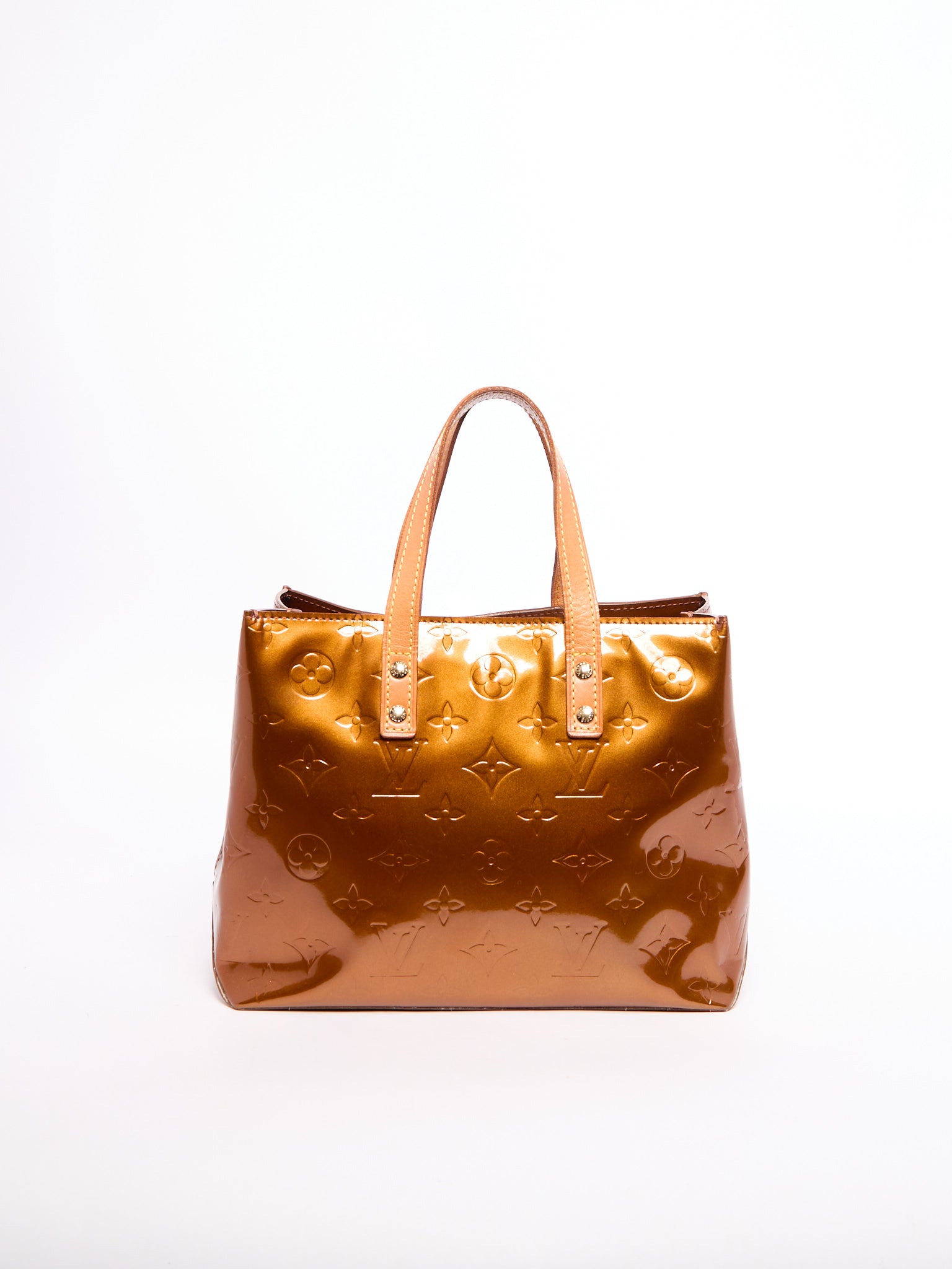 Louis Vuitton Vernis Brown Tote Bag