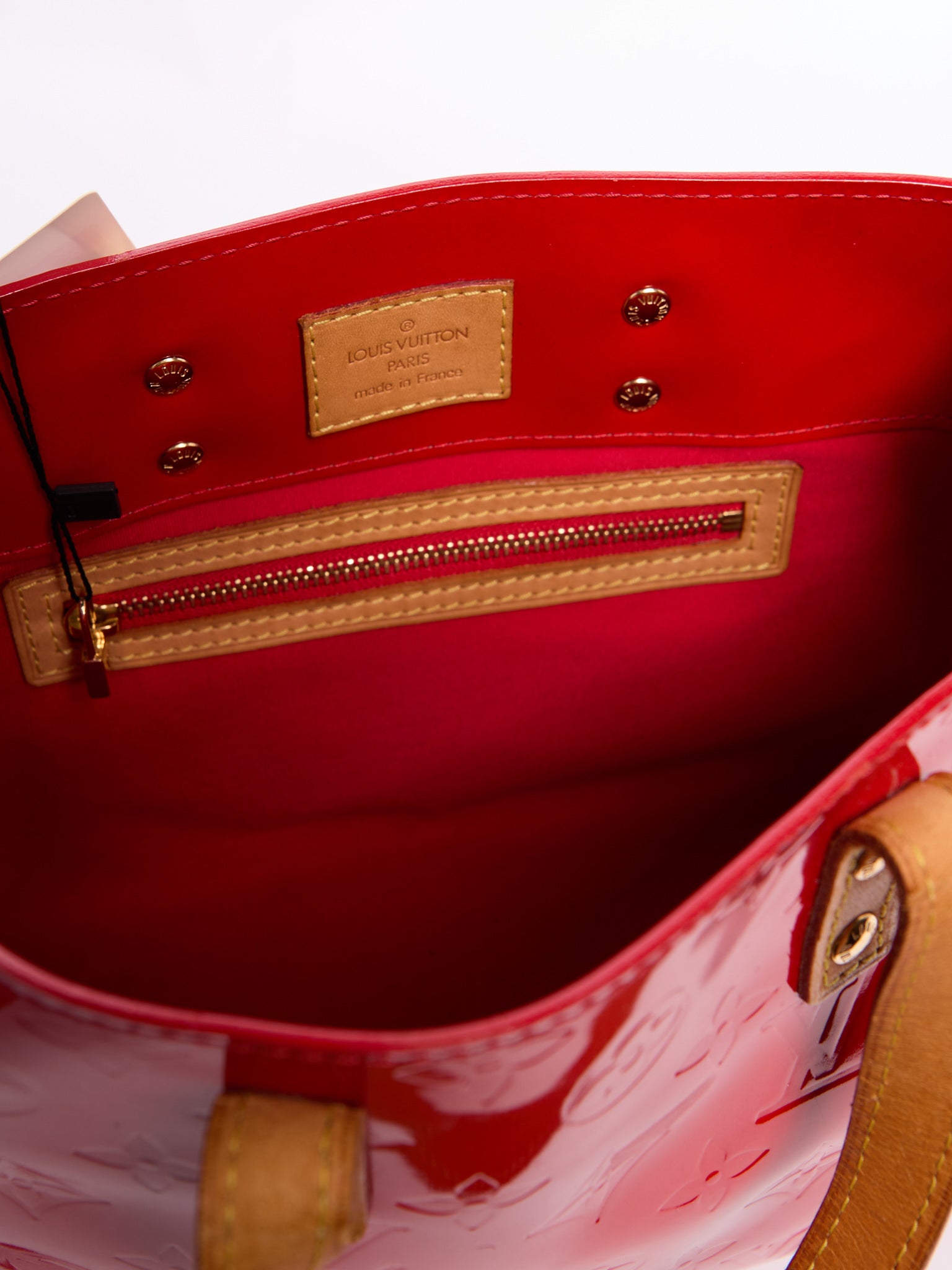 Louis Vuitton Red Vernis Tote