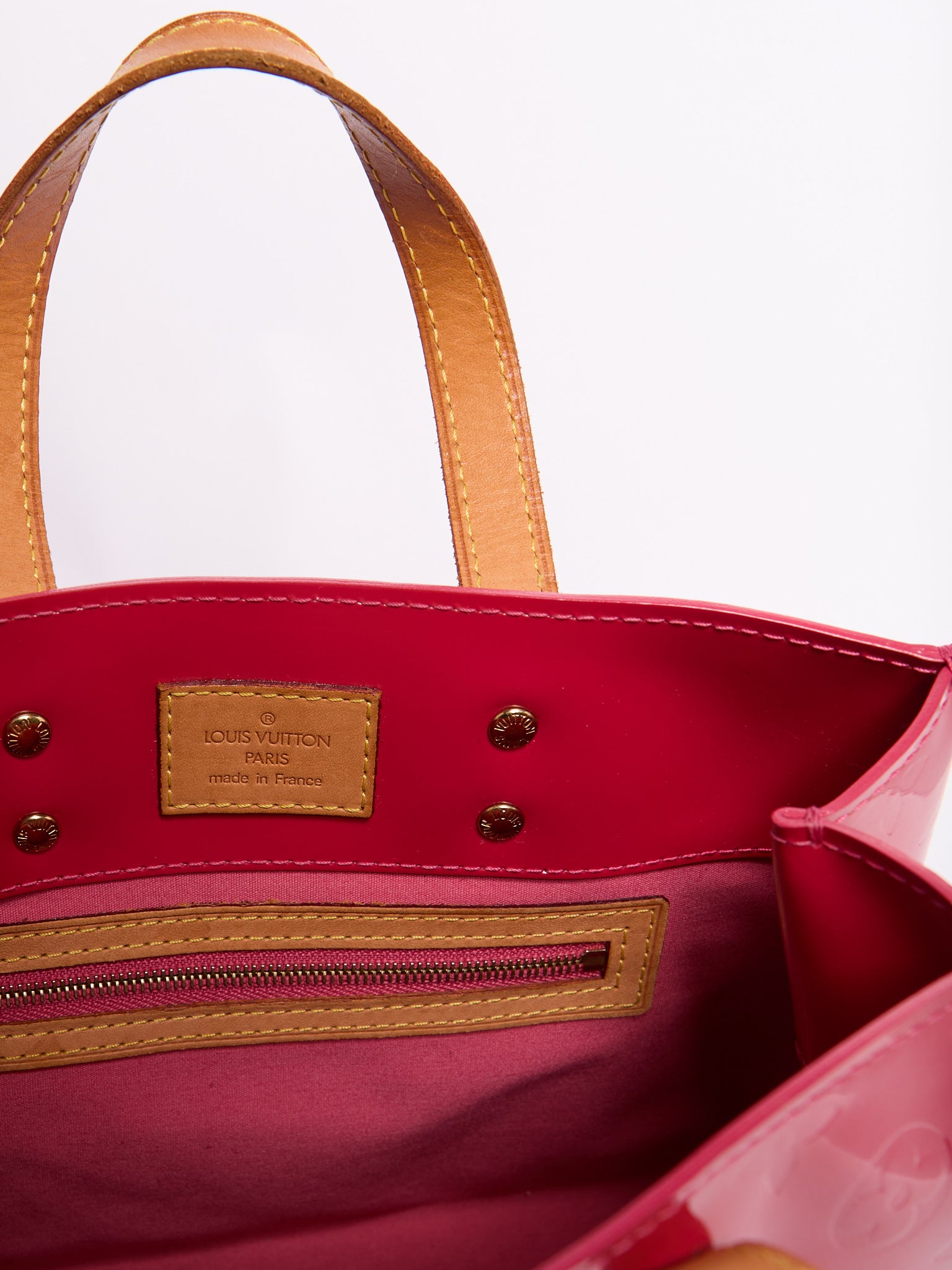 Louis Vuitton Pink Vernis Tote