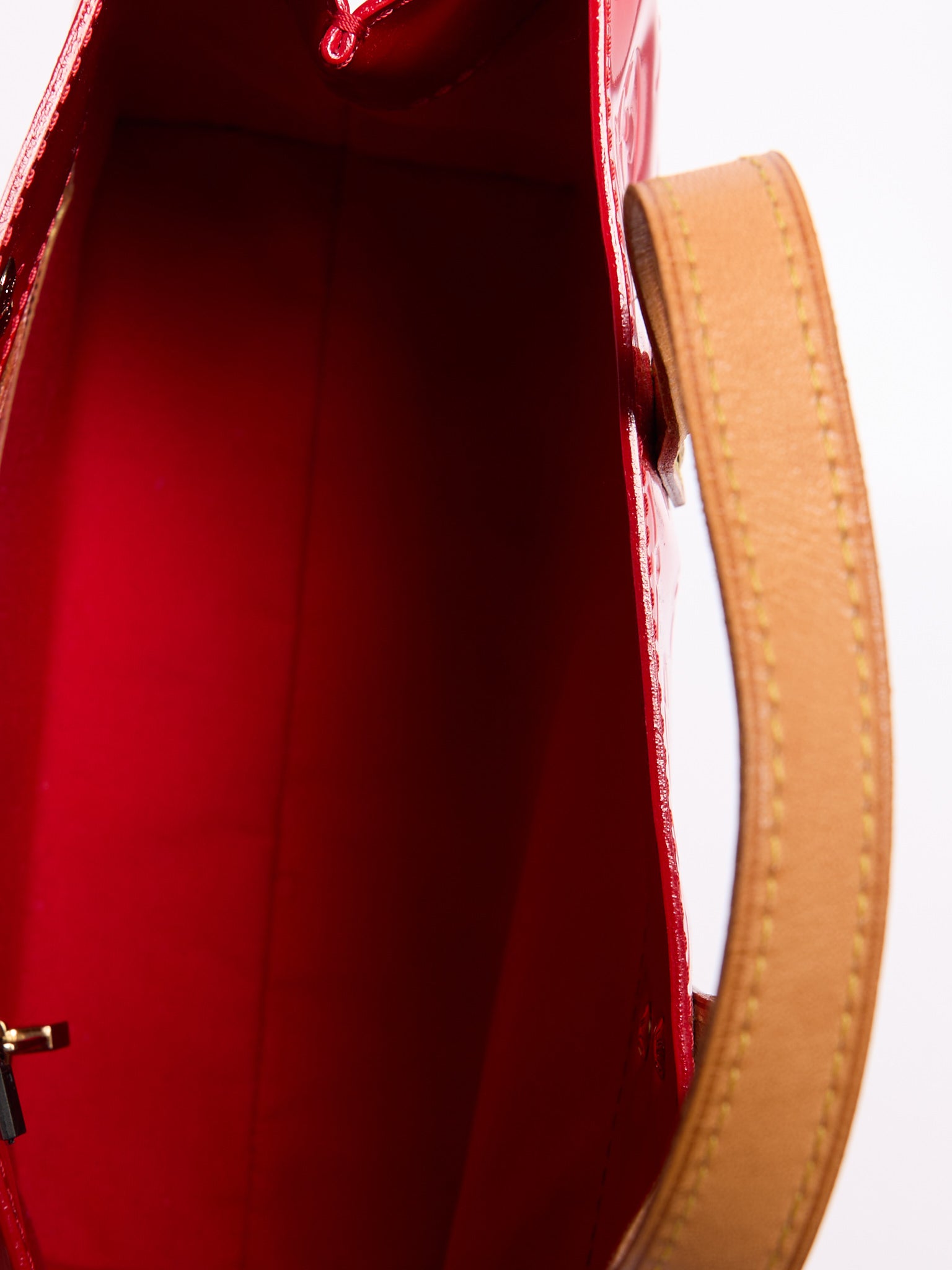 Louis Vuitton Red Patent PM Tote