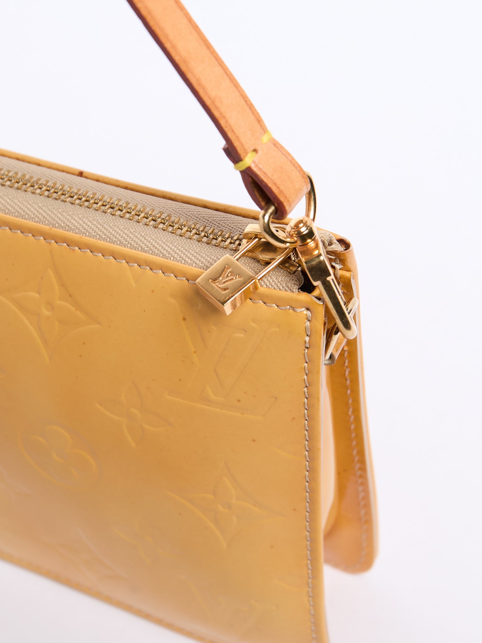 Louis Vuitton Yellow Epi Leather Pochette