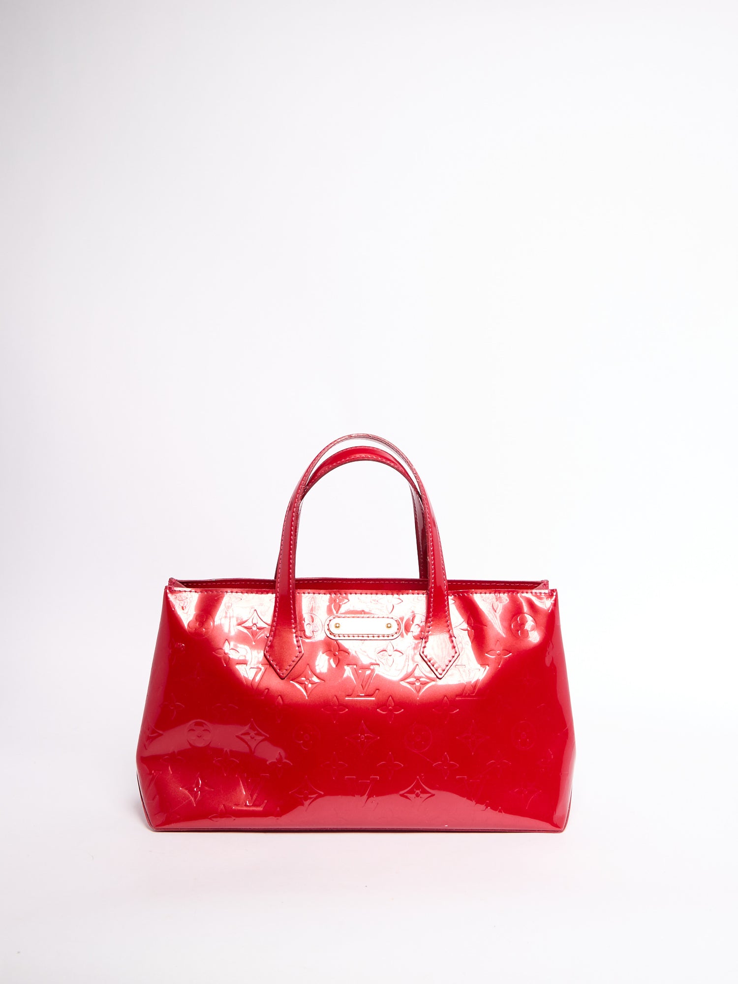 Louis Vuitton Red Patent Wilshire PM Bag