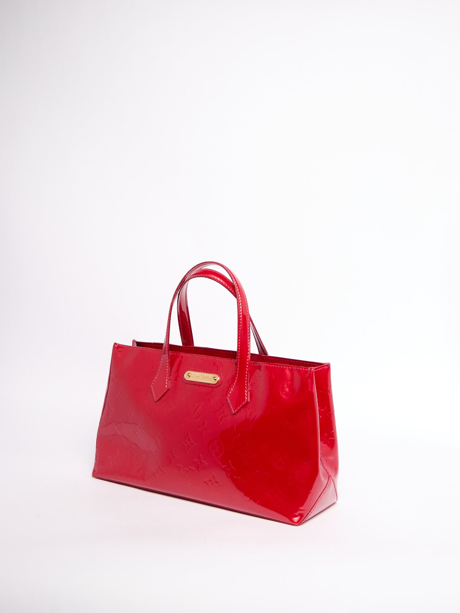 Louis Vuitton Red Patent Wilshire PM Bag