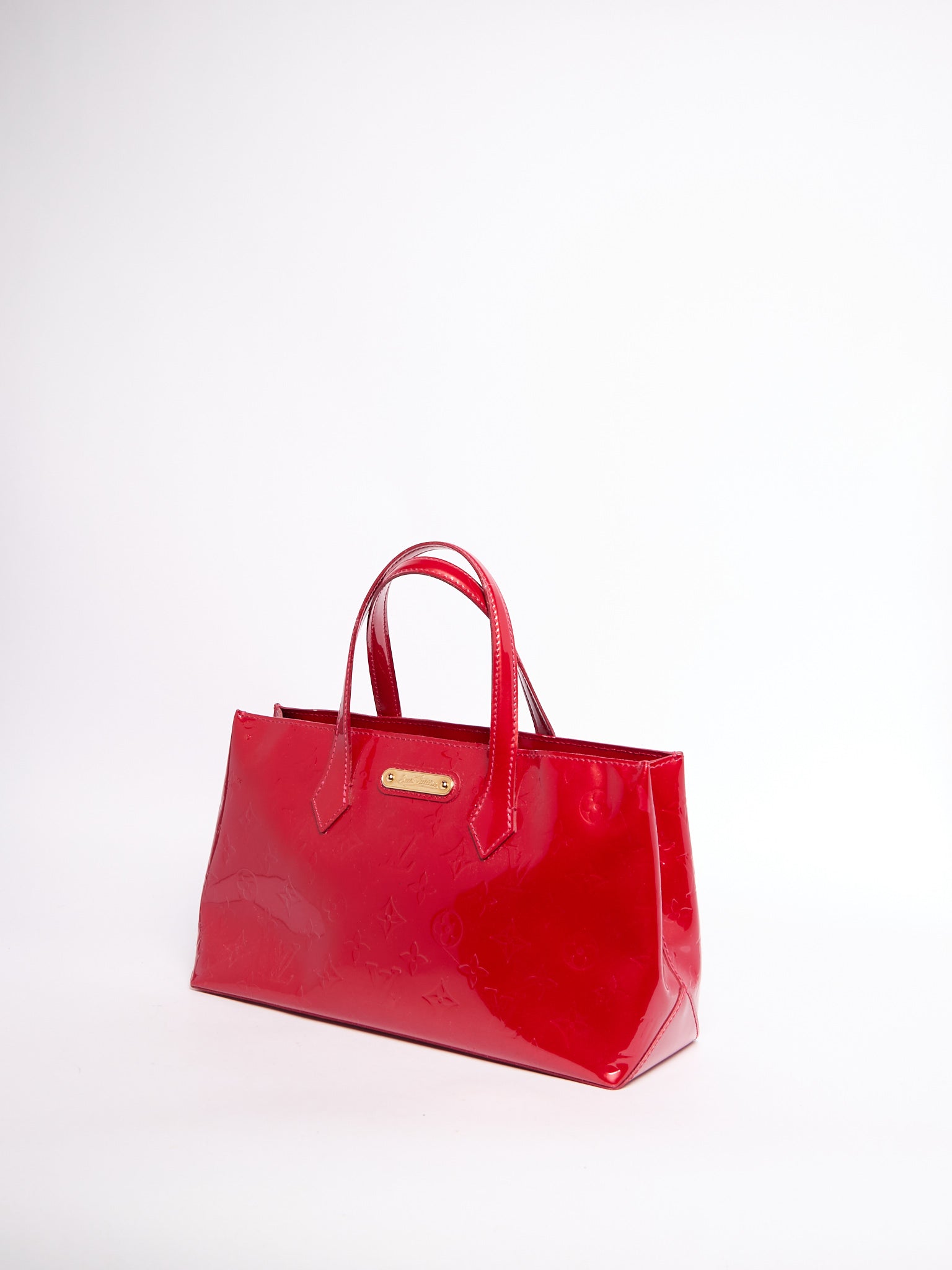 Louis Vuitton Red Patent Wilshire PM Bag