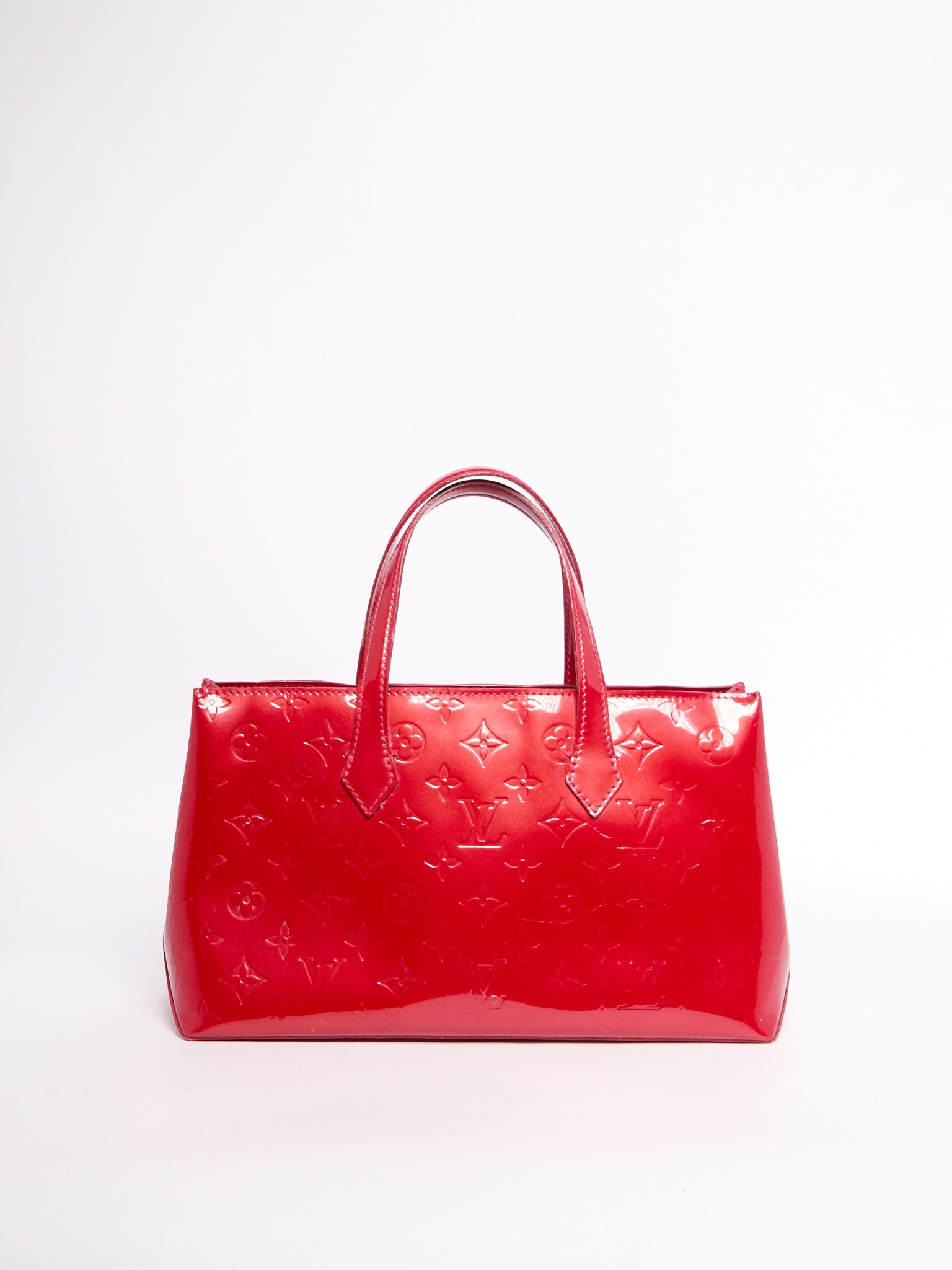 Louis Vuitton Red Patent Wilshire PM Bag