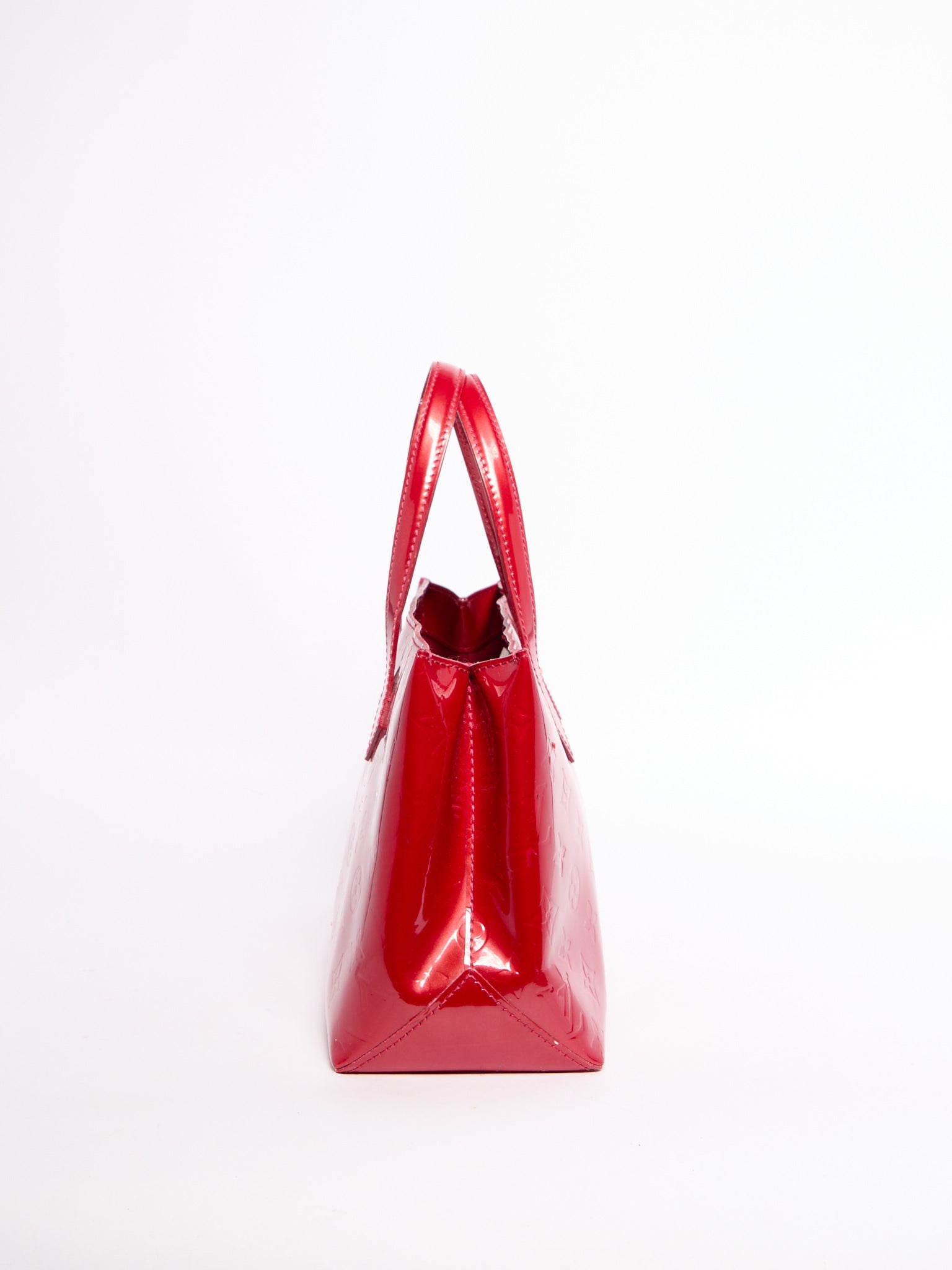 Louis Vuitton Red Patent Wilshire PM Bag