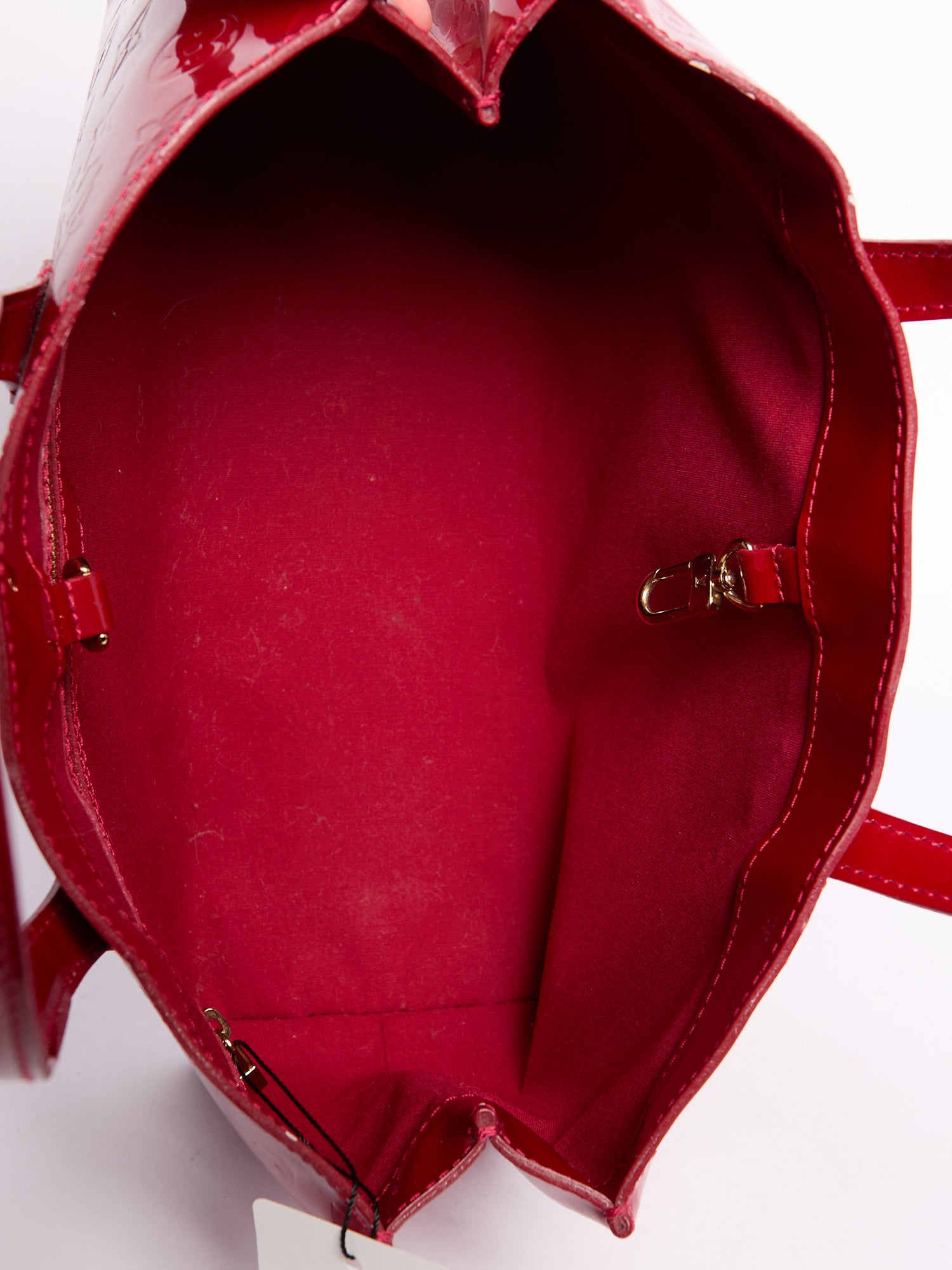 Louis Vuitton Red Patent Wilshire PM Bag