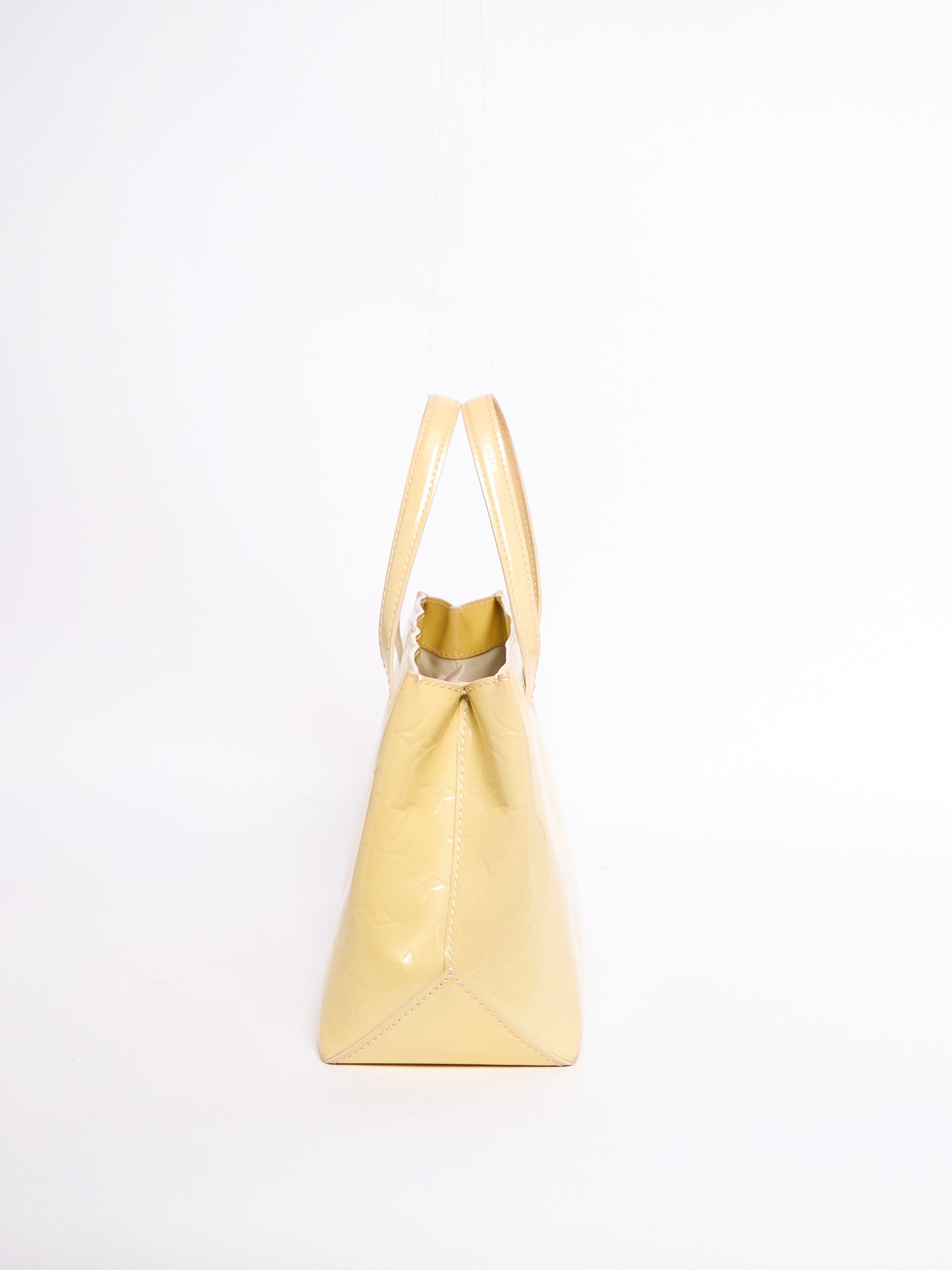 Louis Vuitton Yellow Patent Wilshire PM Bag