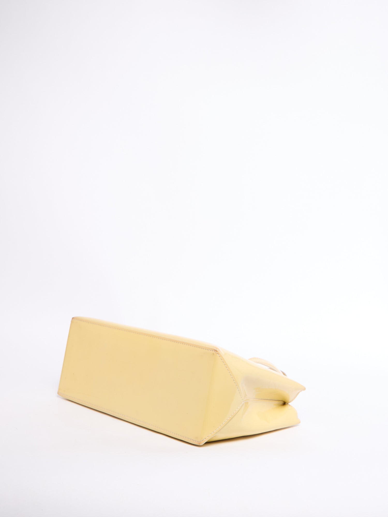 Louis Vuitton Yellow Patent Wilshire PM Bag