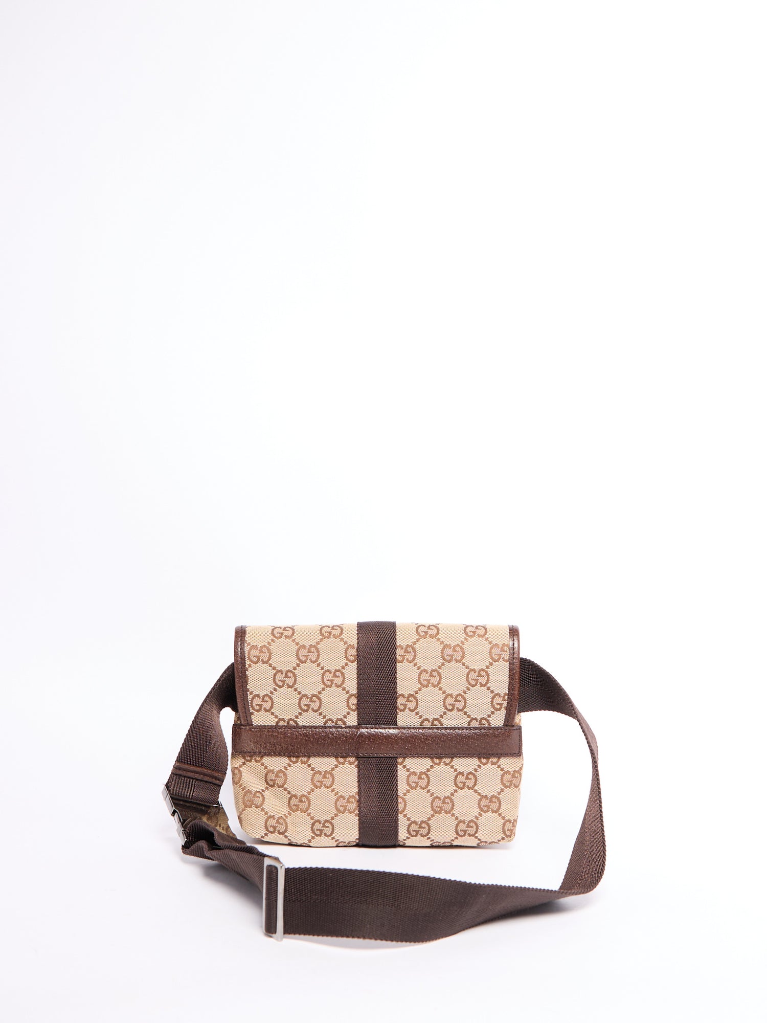 Gucci Brown Canvas Waist Bag
