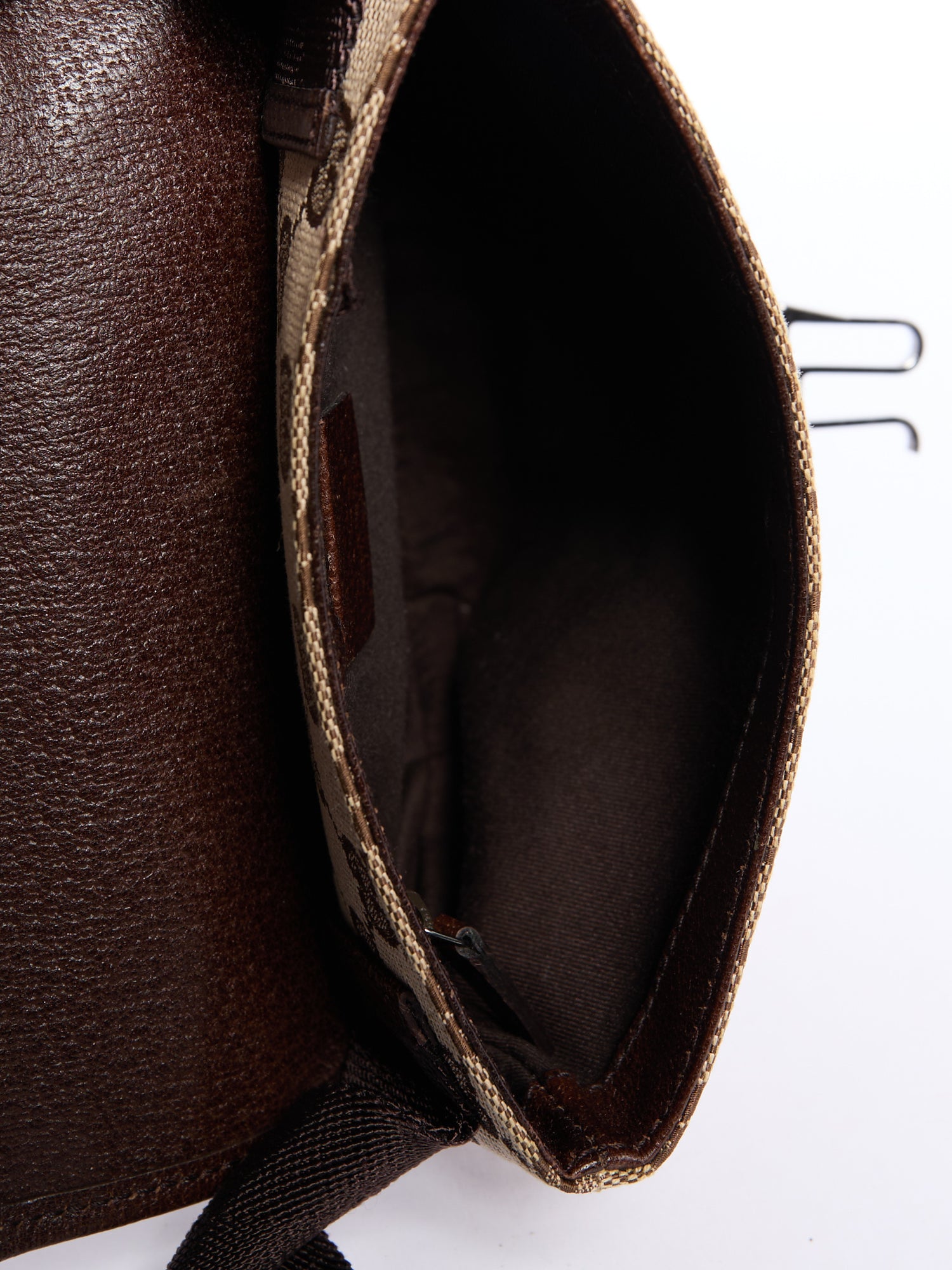 Gucci Brown Canvas Waist Bag