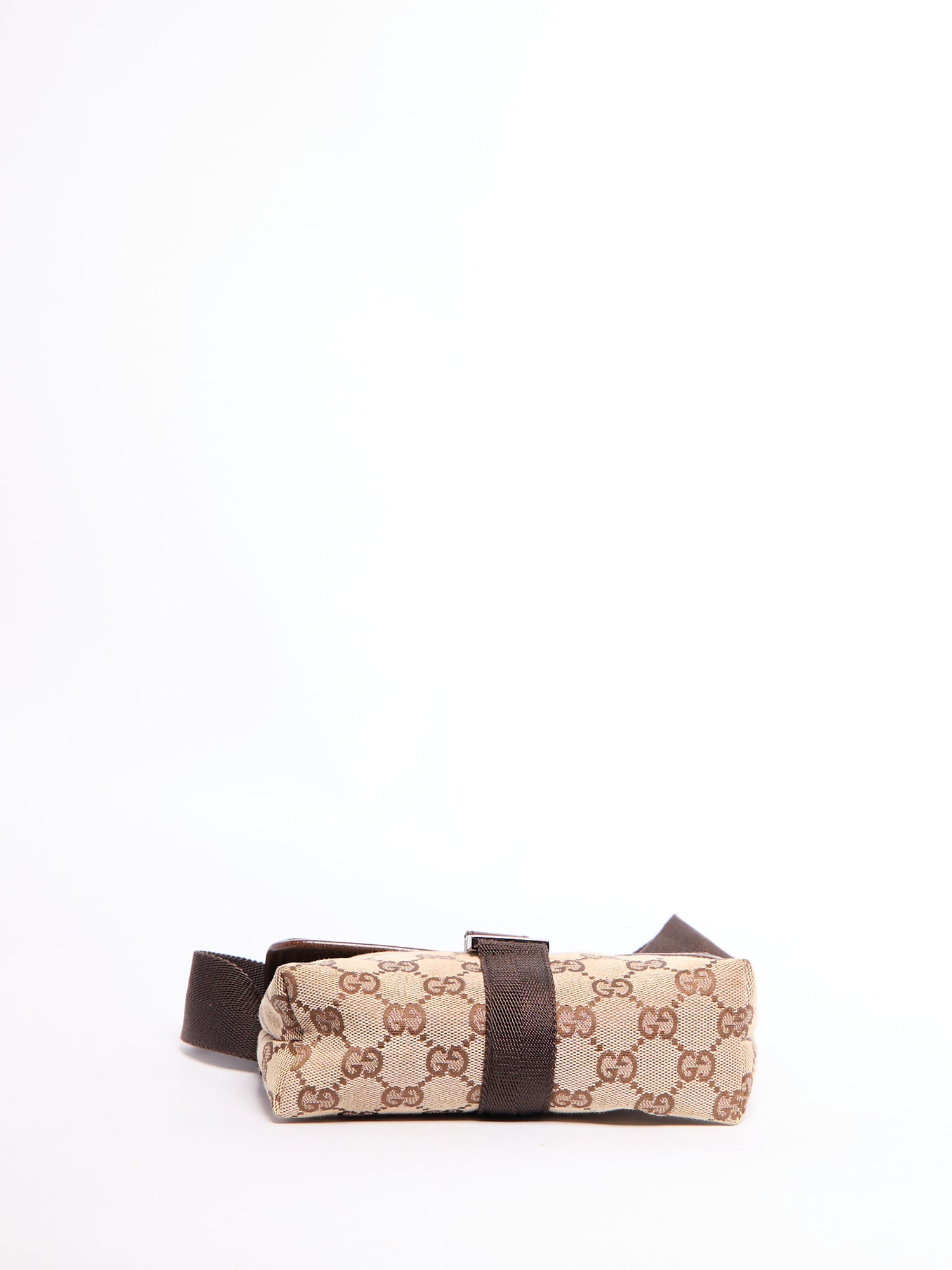 Gucci Brown Canvas Waist Bag