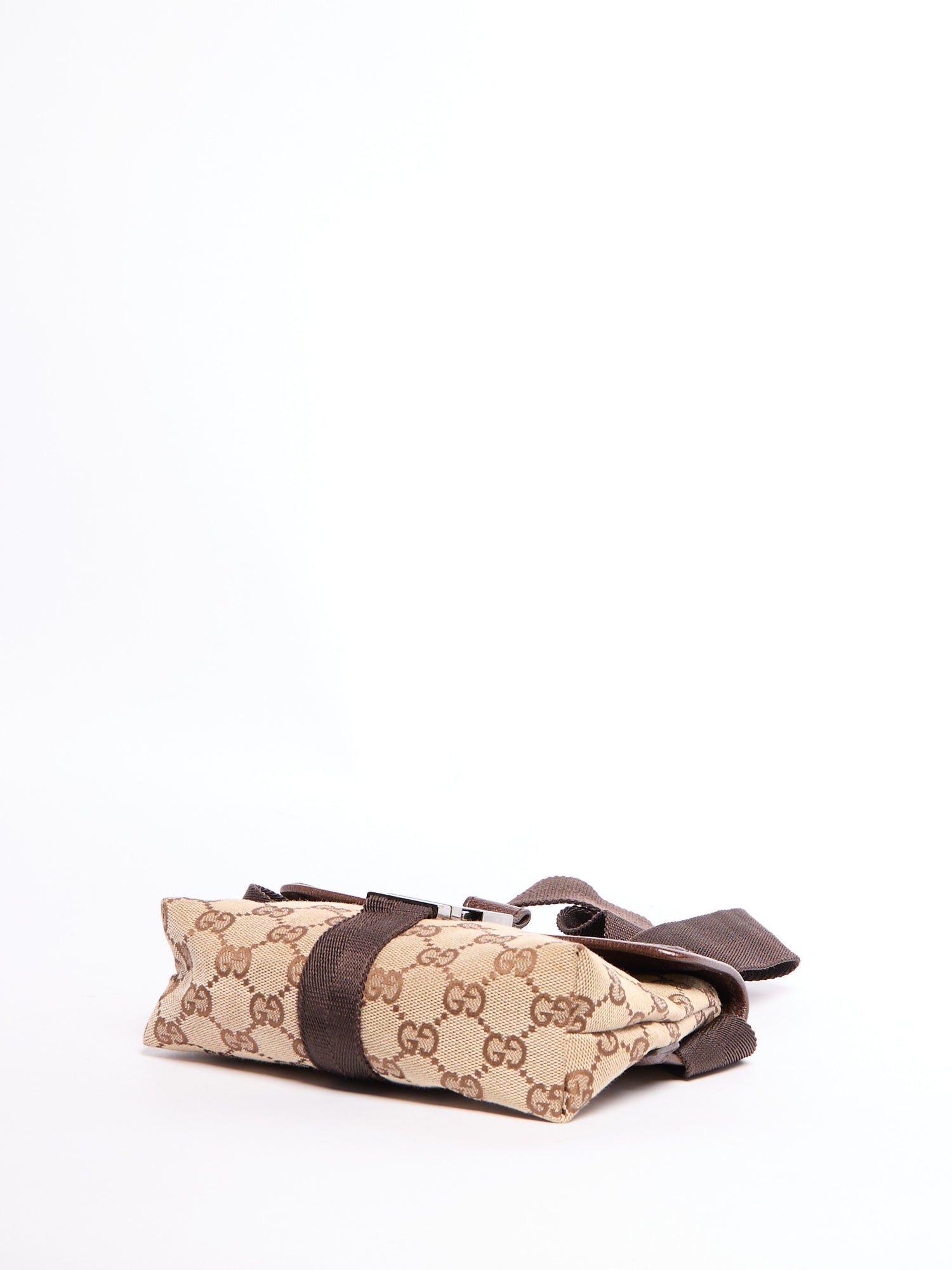 Gucci Brown Canvas Waist Bag