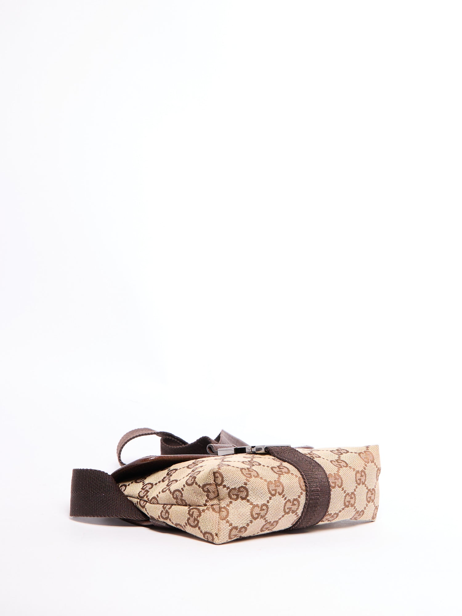 Gucci Brown Canvas Waist Bag