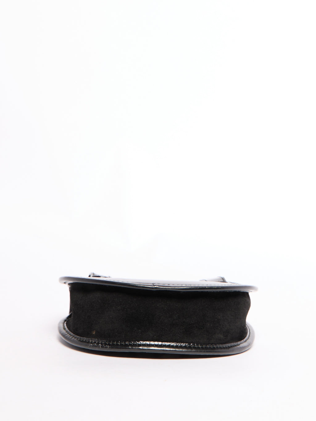 Gucci Black Horsebit Waist Bag