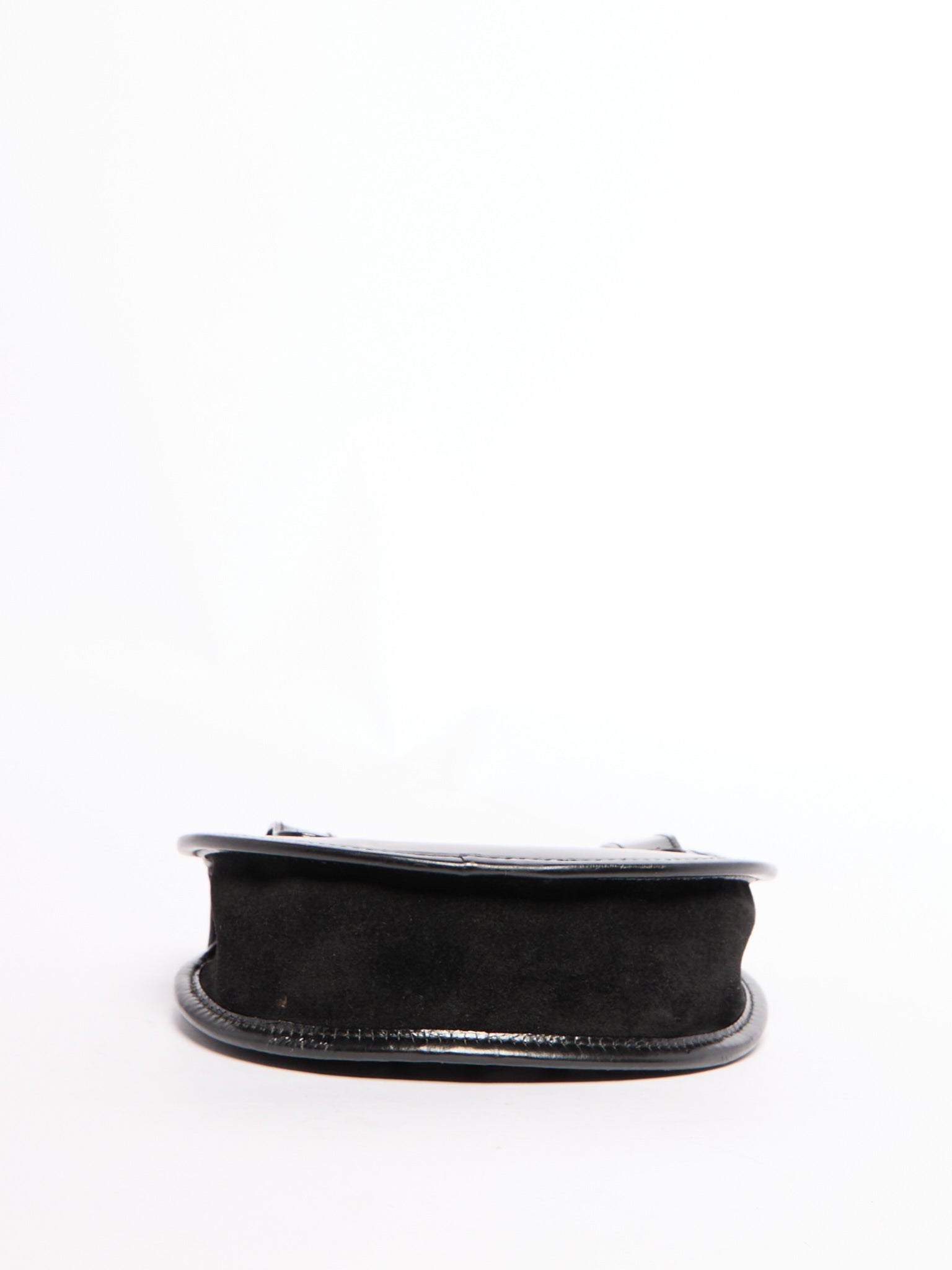 Gucci Black Horsebit Waist Bag