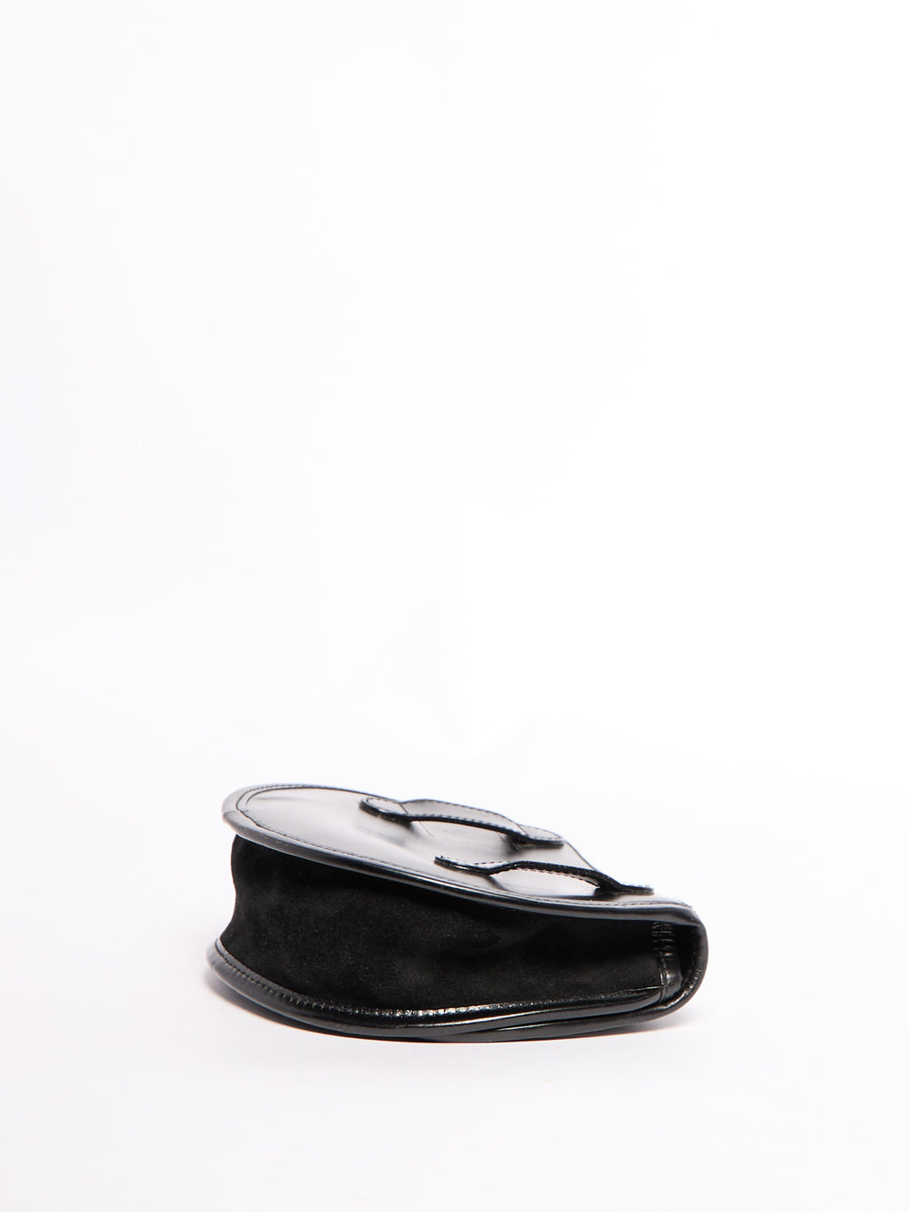 Gucci Black Horsebit Waist Bag