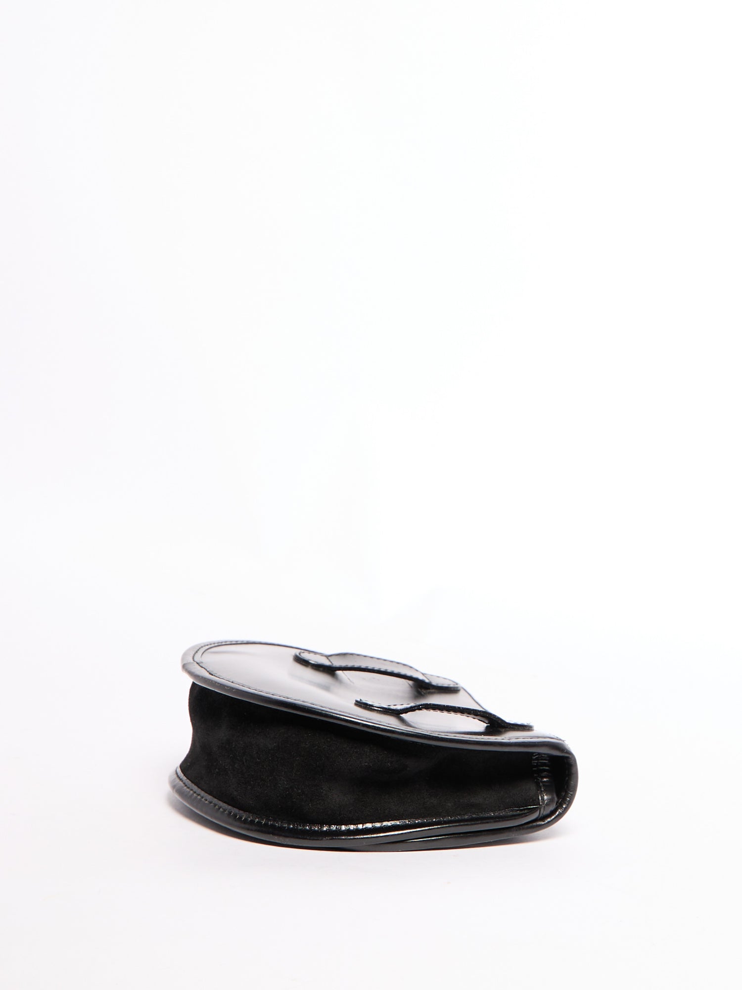 Gucci Black Horsebit Waist Bag