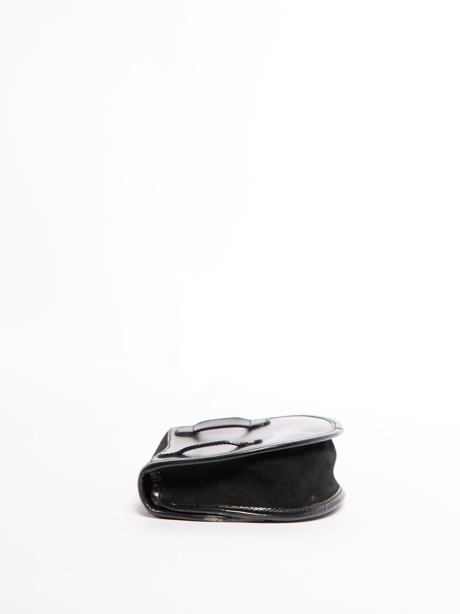 Gucci Black Horsebit Waist Bag