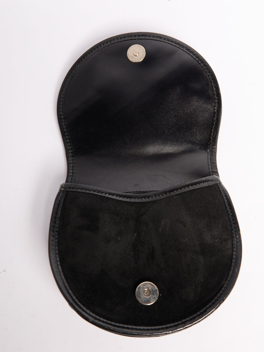 Gucci Black Horsebit Waist Bag