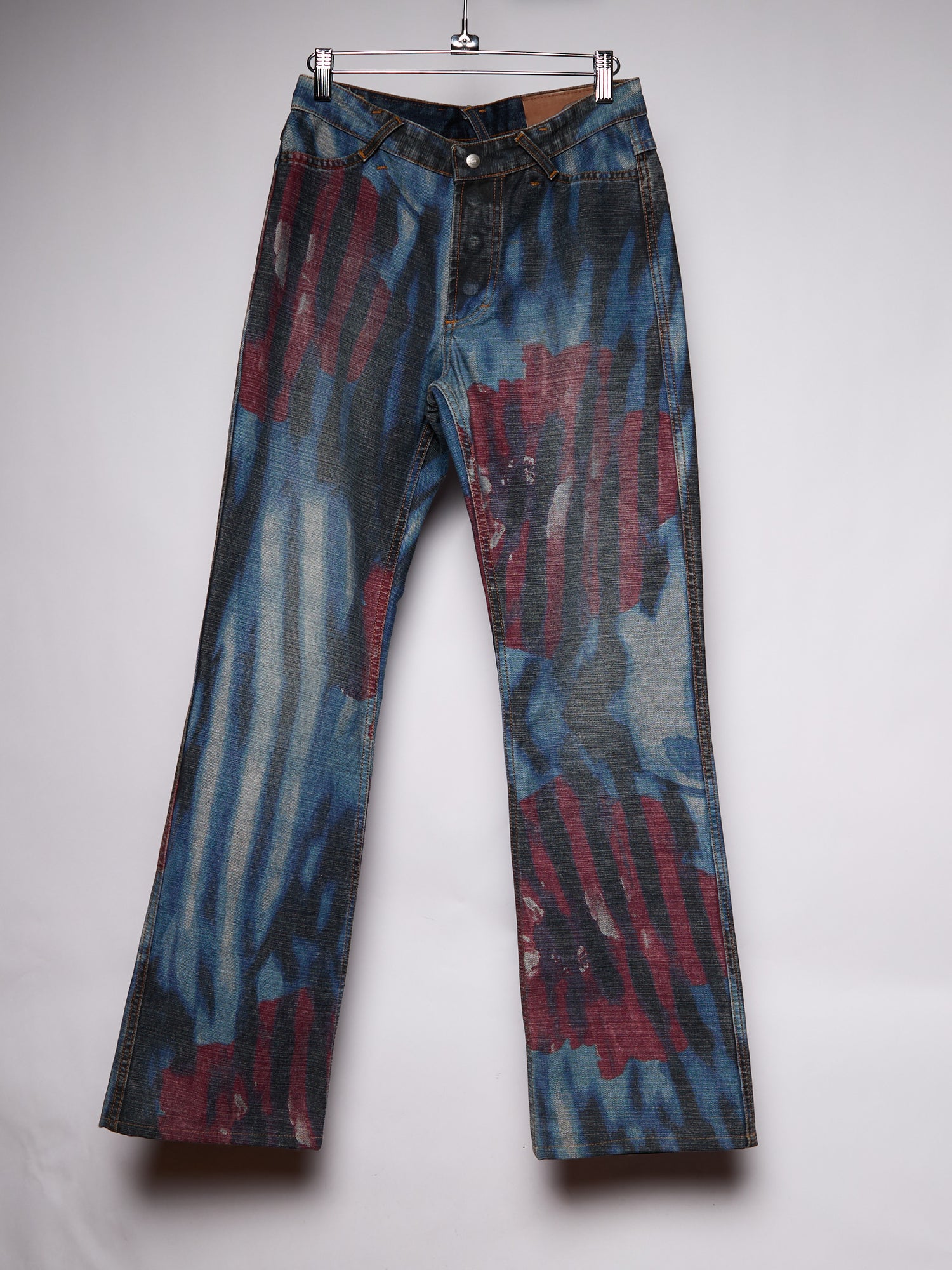Roberto Cavalli Printed 2000's Jeans