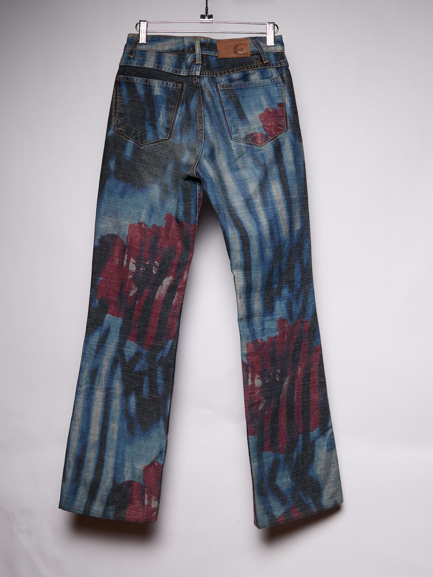 Roberto Cavalli Printed 2000's Jeans