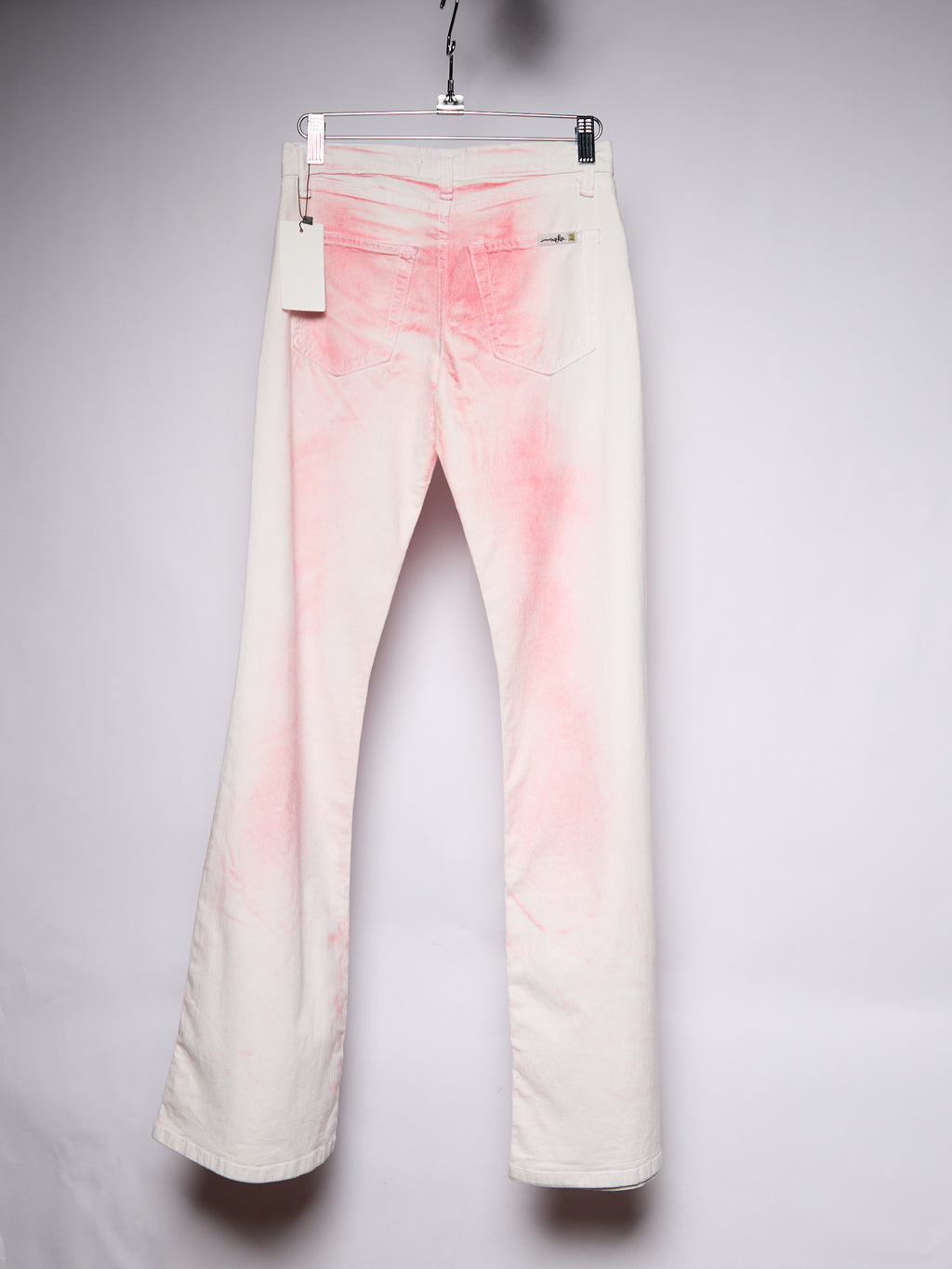 Magilla White Jeans with Pink