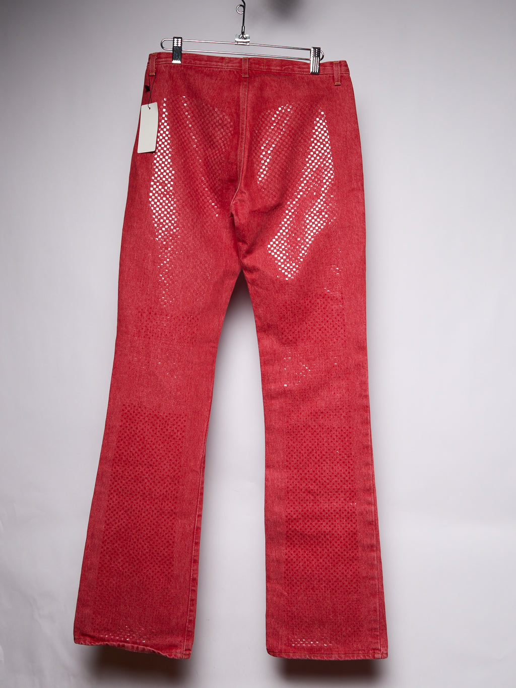 Just Cavalli Red Gradient Glitter Jeans