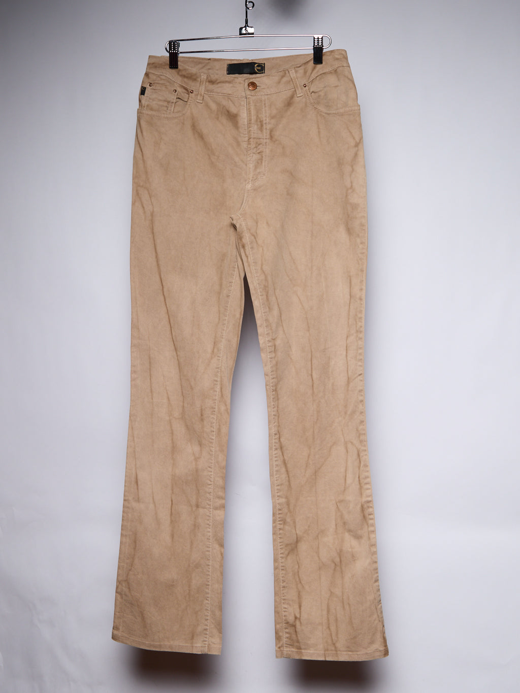 Just Cavalli Brown Printed Jeans