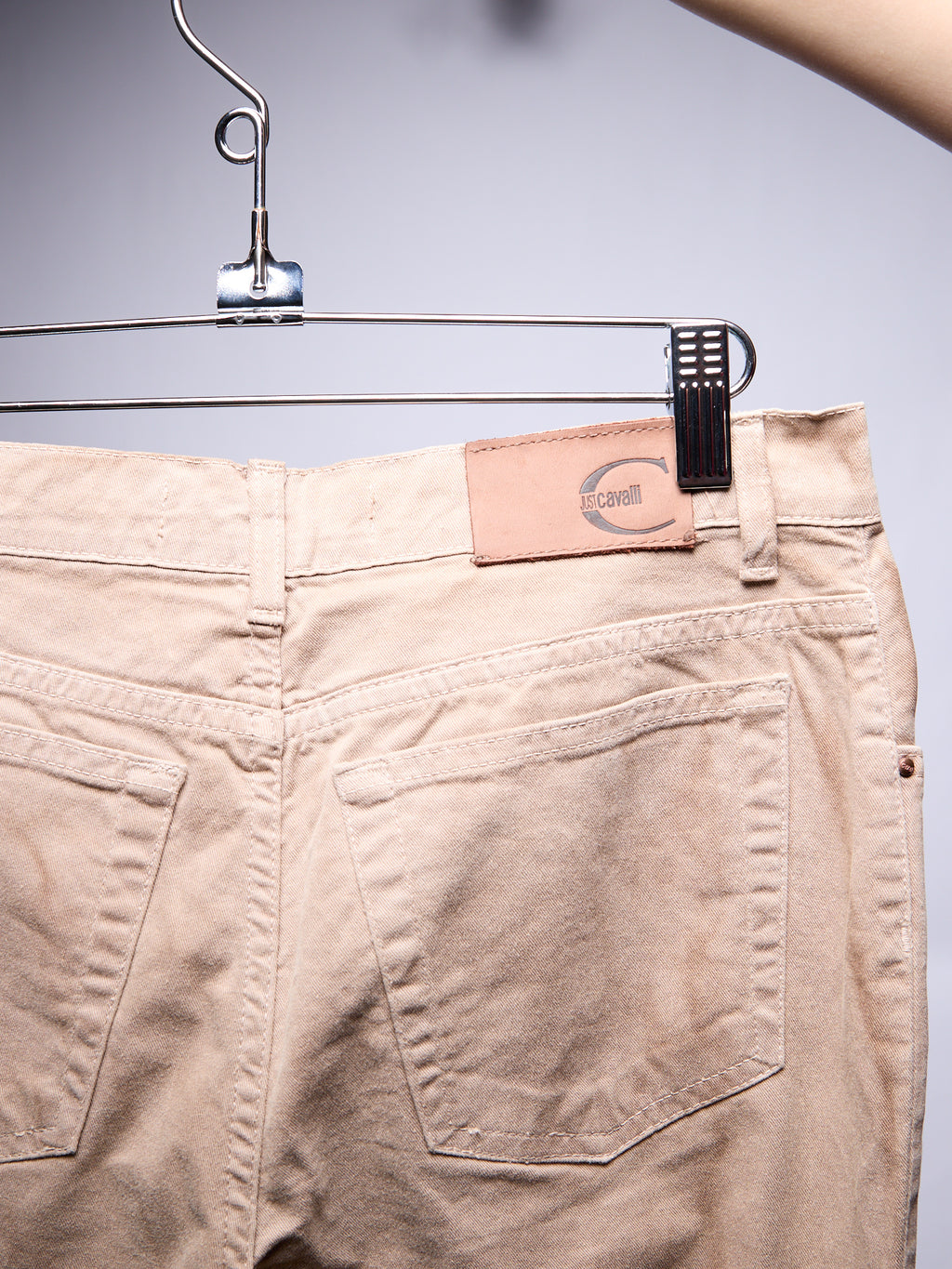 Just Cavalli Brown Printed Jeans