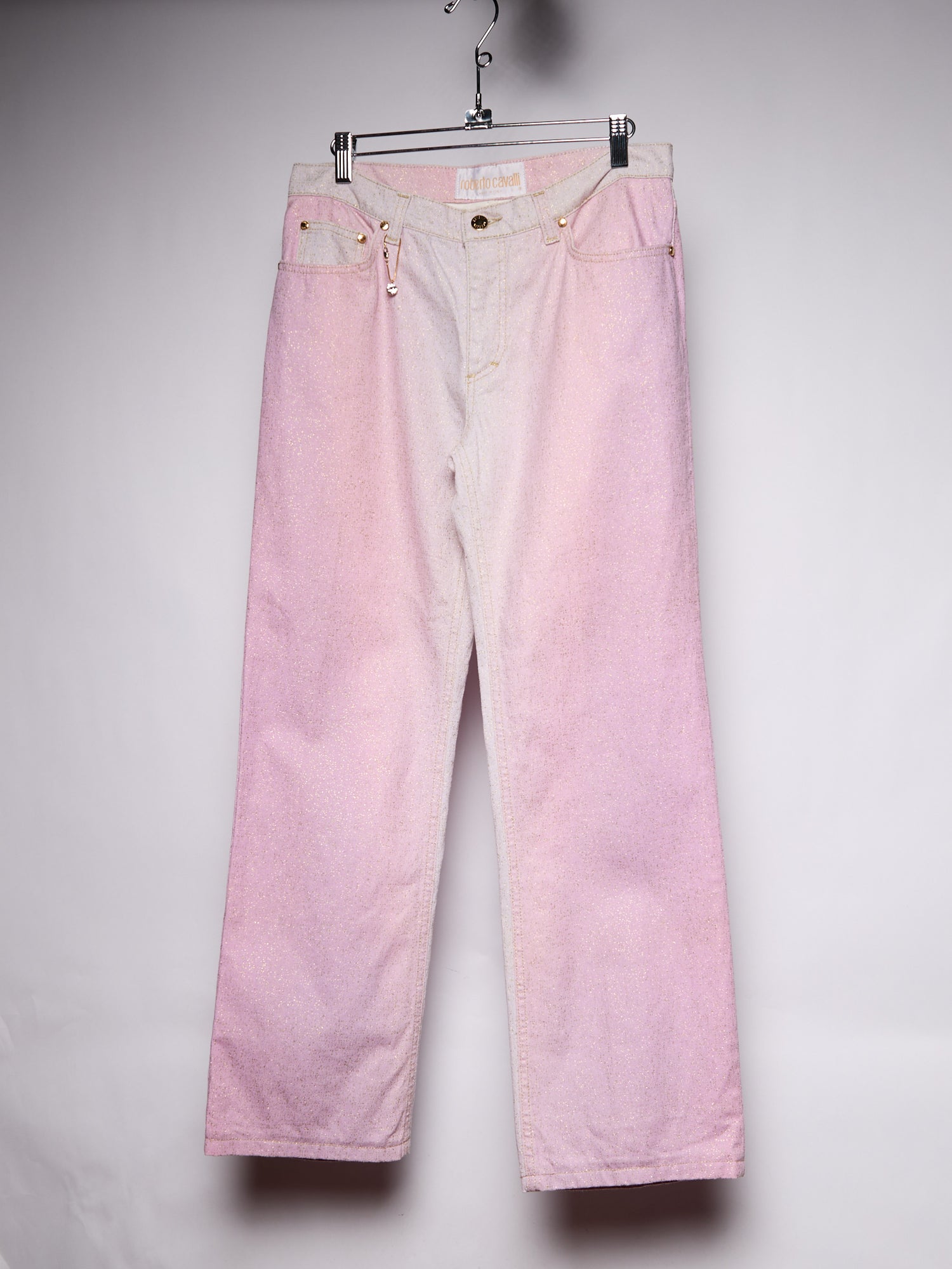 Roberto Cavalli Pink Graident Jeans
