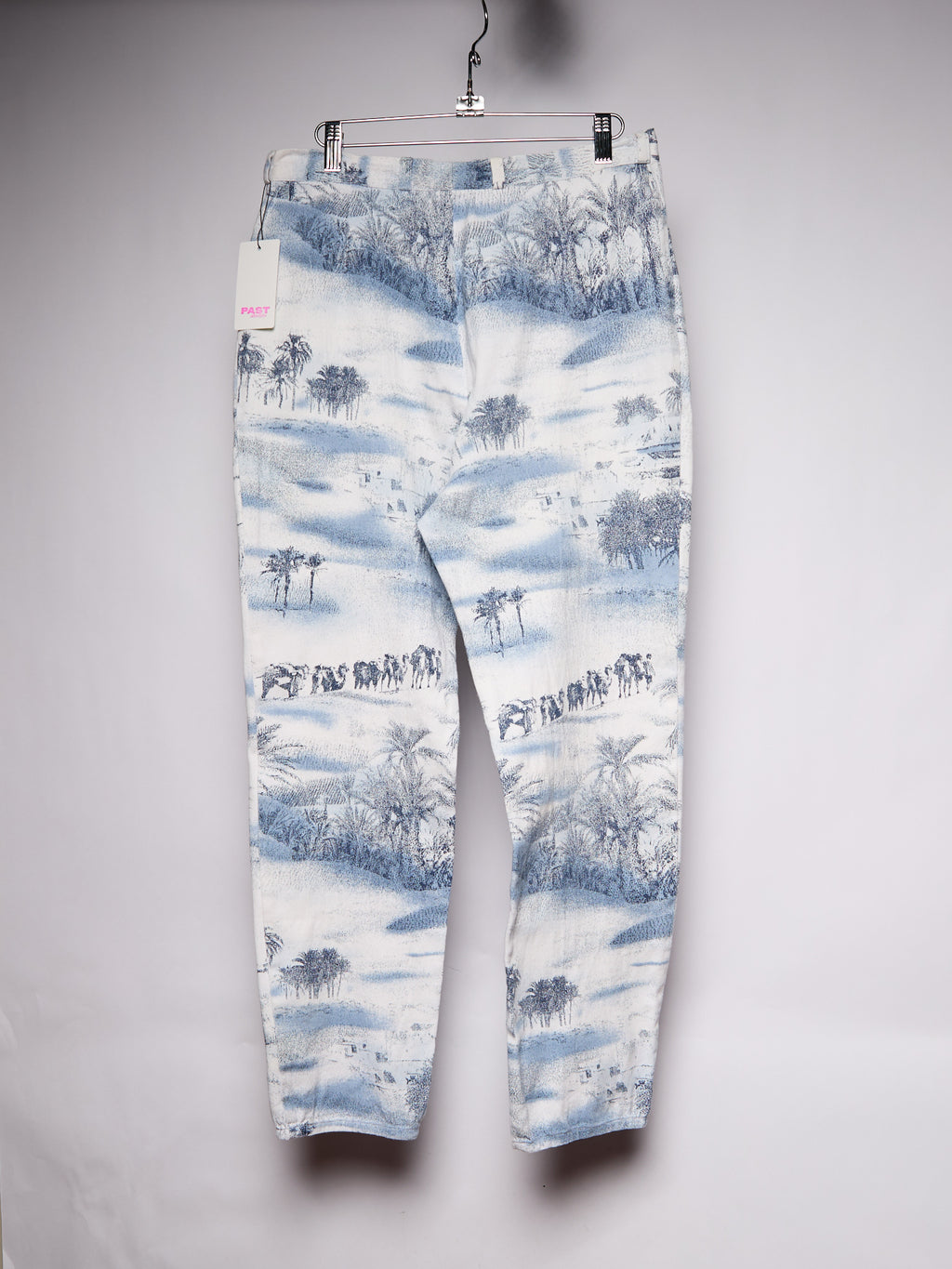 Vintage Tropical Printed Jeans